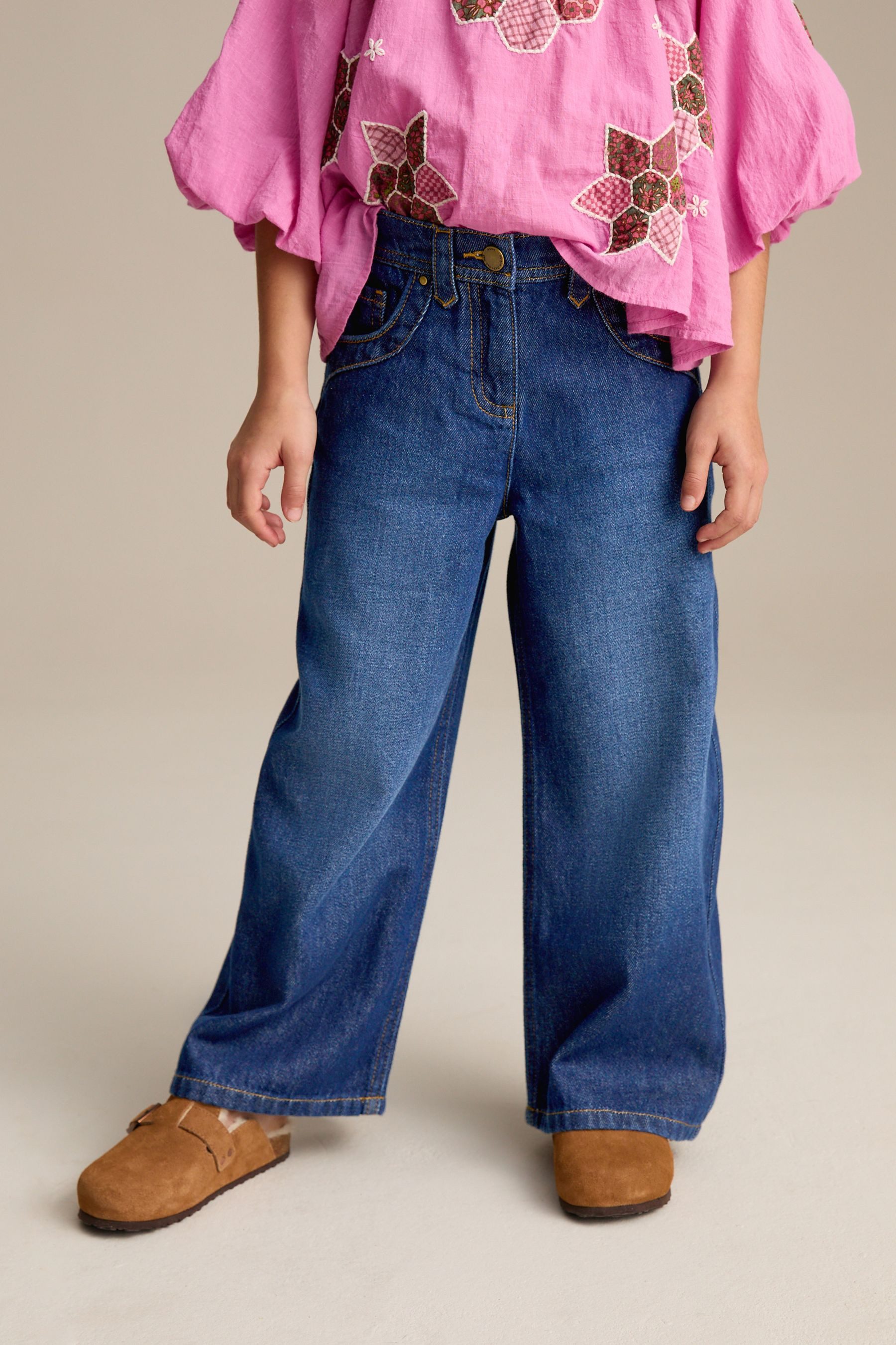 Weite Jeans Weit geschnittene Jeans