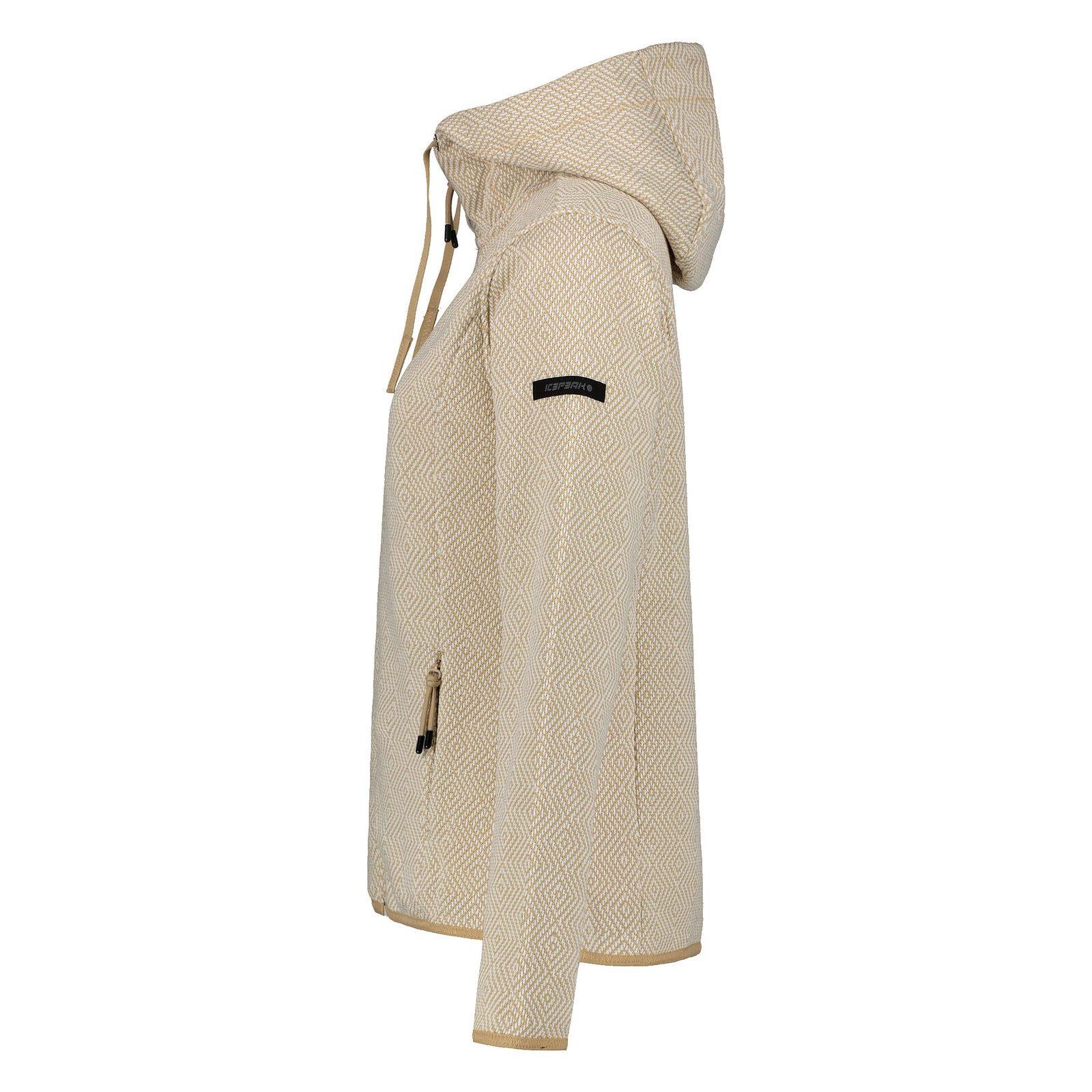 Icepeak Strickfleecejacke Auen mit weich gefütterter Kapuze günstig online kaufen