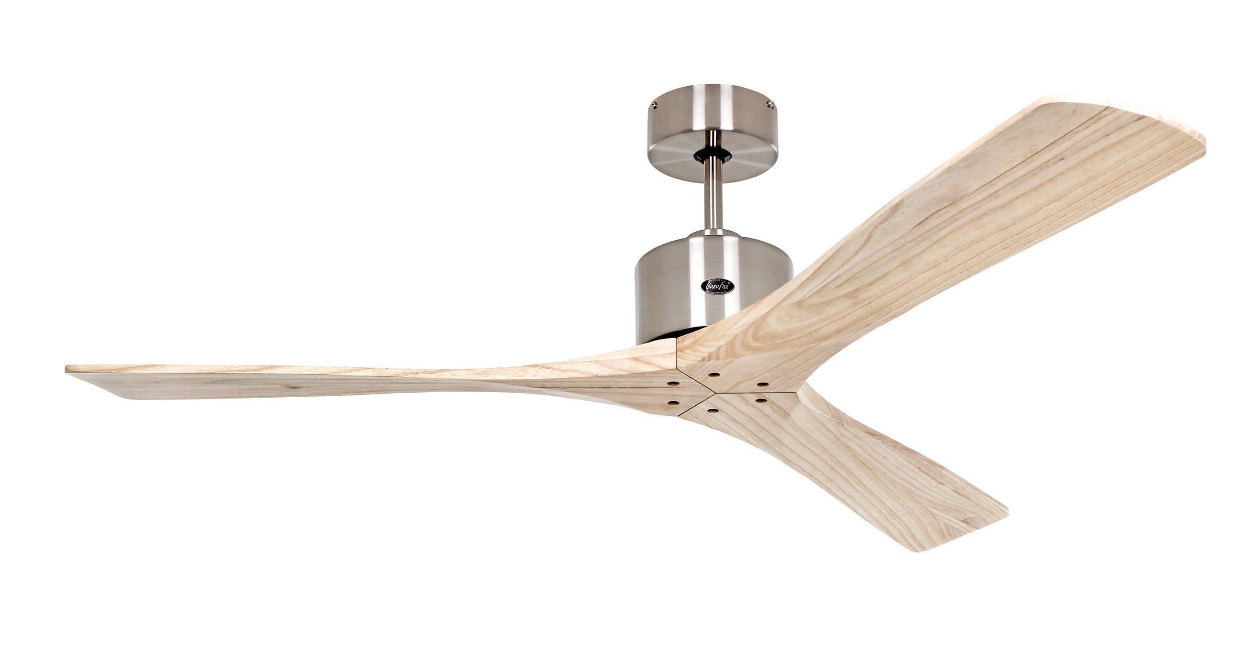 CasaFan Deckenventilator Deckenventilator Macau Chrom / Holz Natur