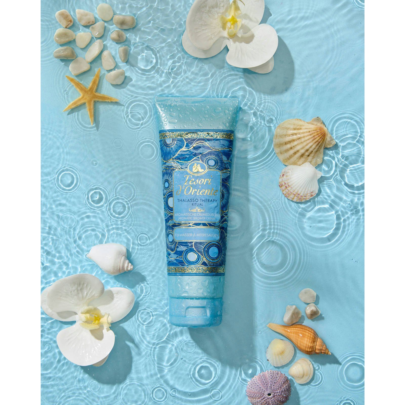 2x d´Oriente Imperial Cremedusche Tesori 2x Thalasso & Cremedusche Orchid Duschgel Duftset: