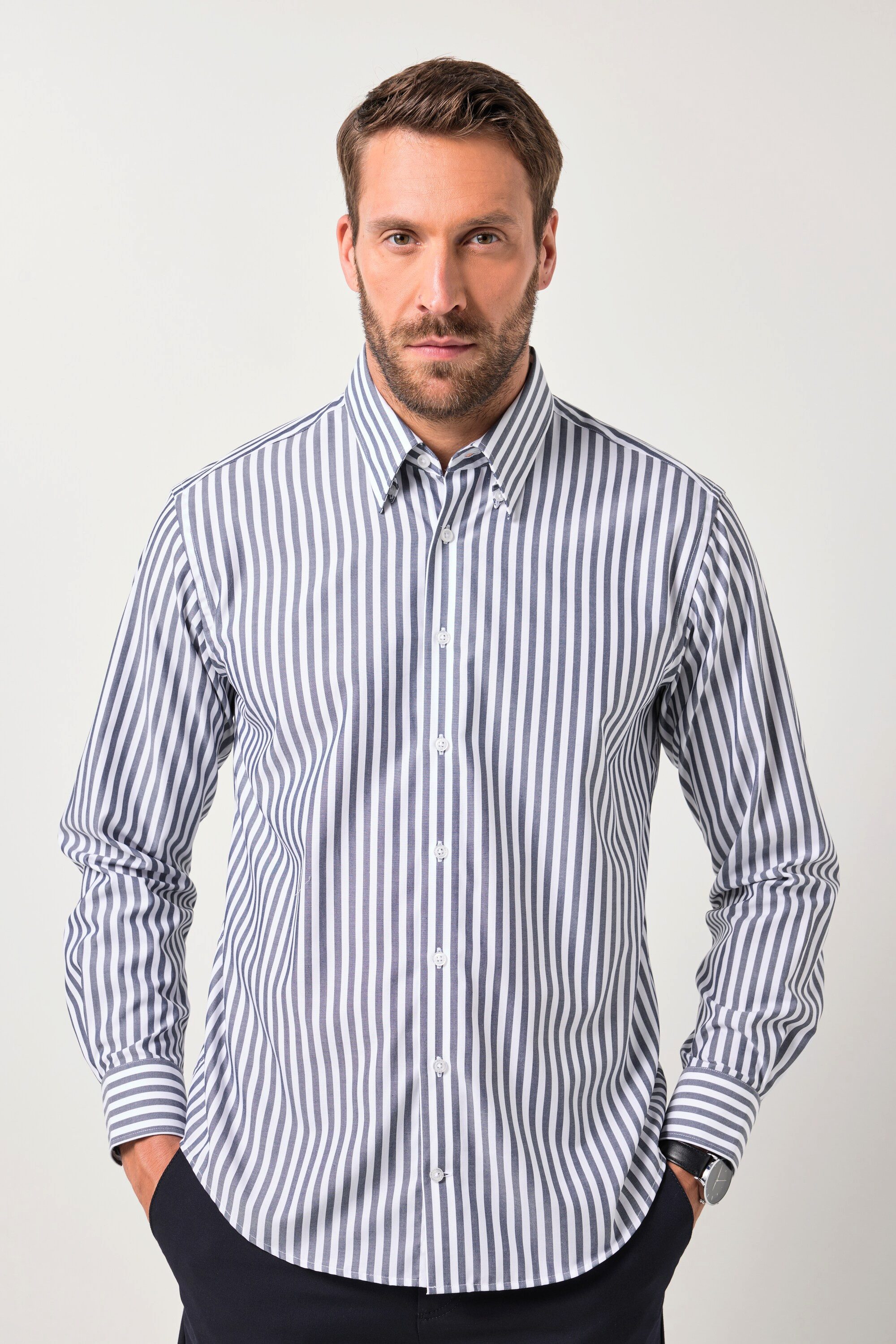 JP1880 Businesshemd JP1880 Streifenhemd Business Langarm Easy Care günstig online kaufen
