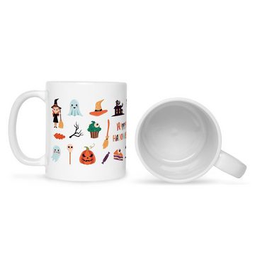 GRAVURZEILE Tasse mit Motiv - im Halloween Motive Design - Geschenk für Sie & Ihn