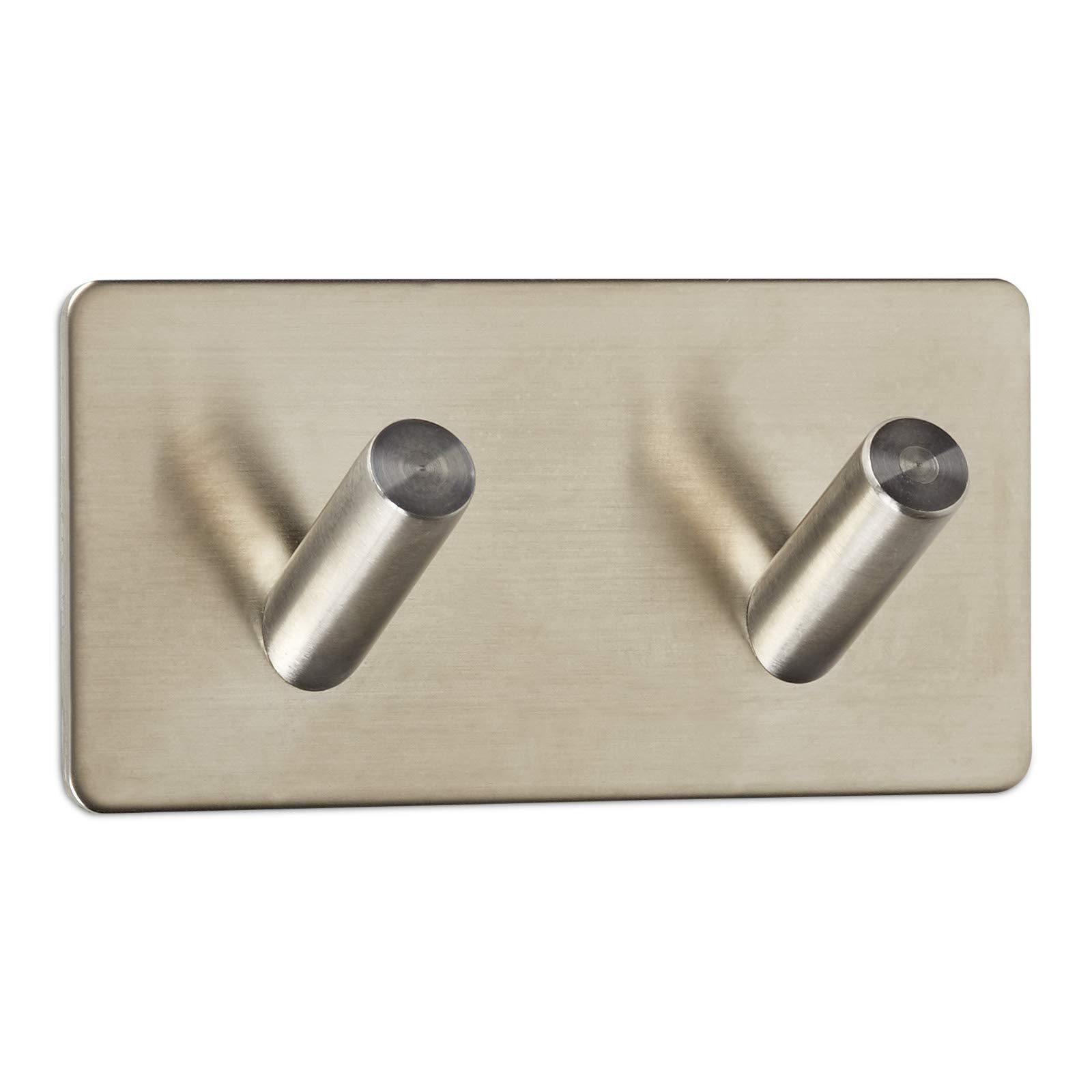 SO-TECH® Garderobenhaken Hakenleiste ADRA Edelstahl gebürstet selbstklebend günstig online kaufen