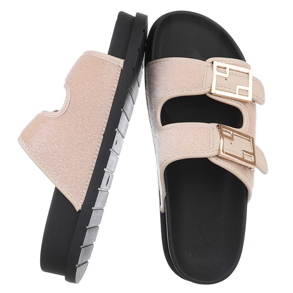Ital-Design Bequeme Damen-Sandalen mit Schnallen in günstig online kaufen
