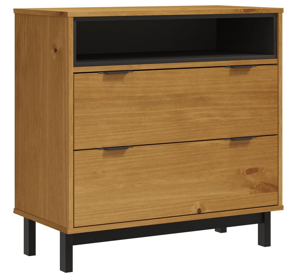 vidaXL Kommode Schubladenschrank FLAM 80x40x80 cm Massivholz Kiefer