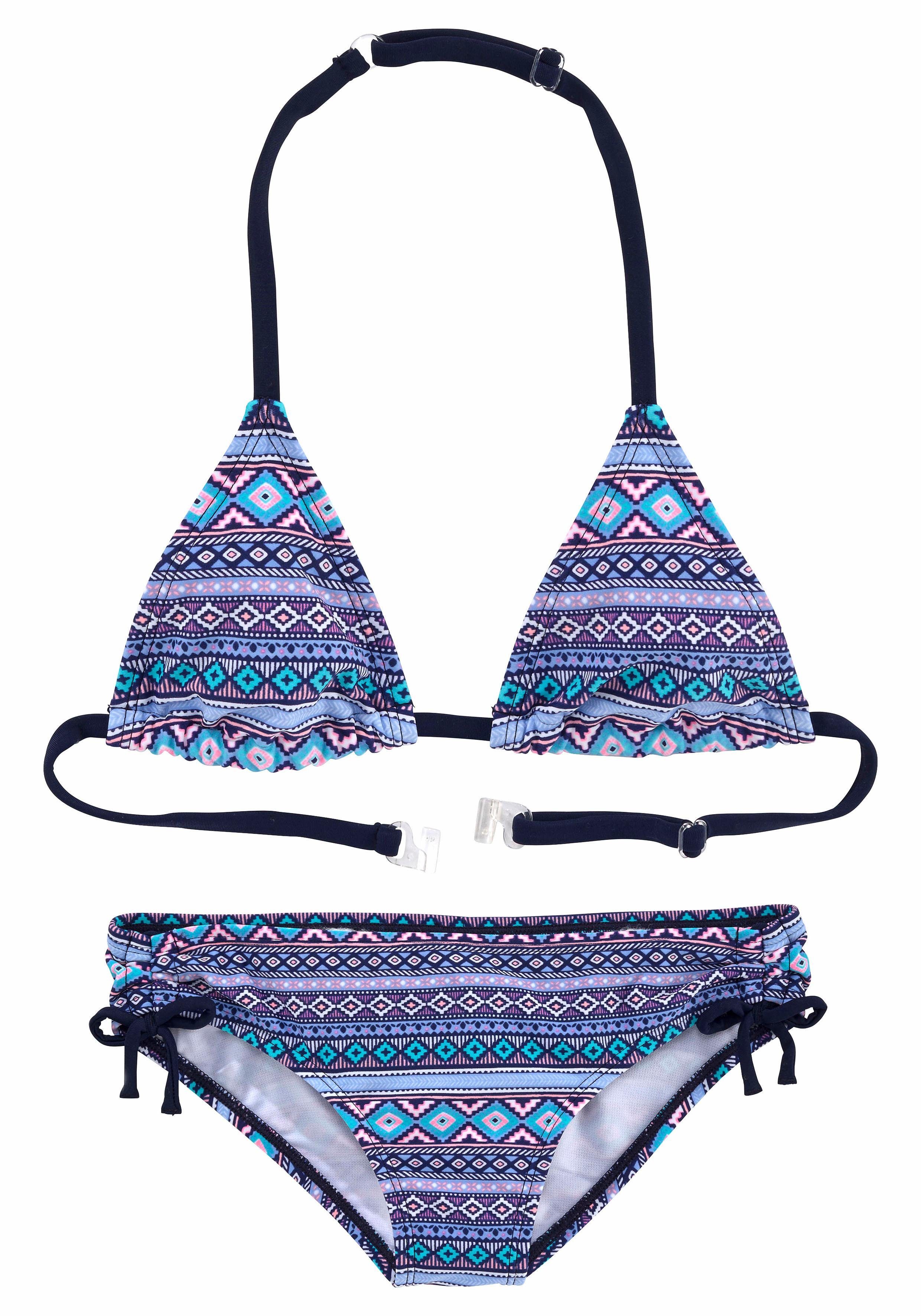 s.Oliver Triangel-Bikini mit grafischem Druck | Triangel-Bikinis