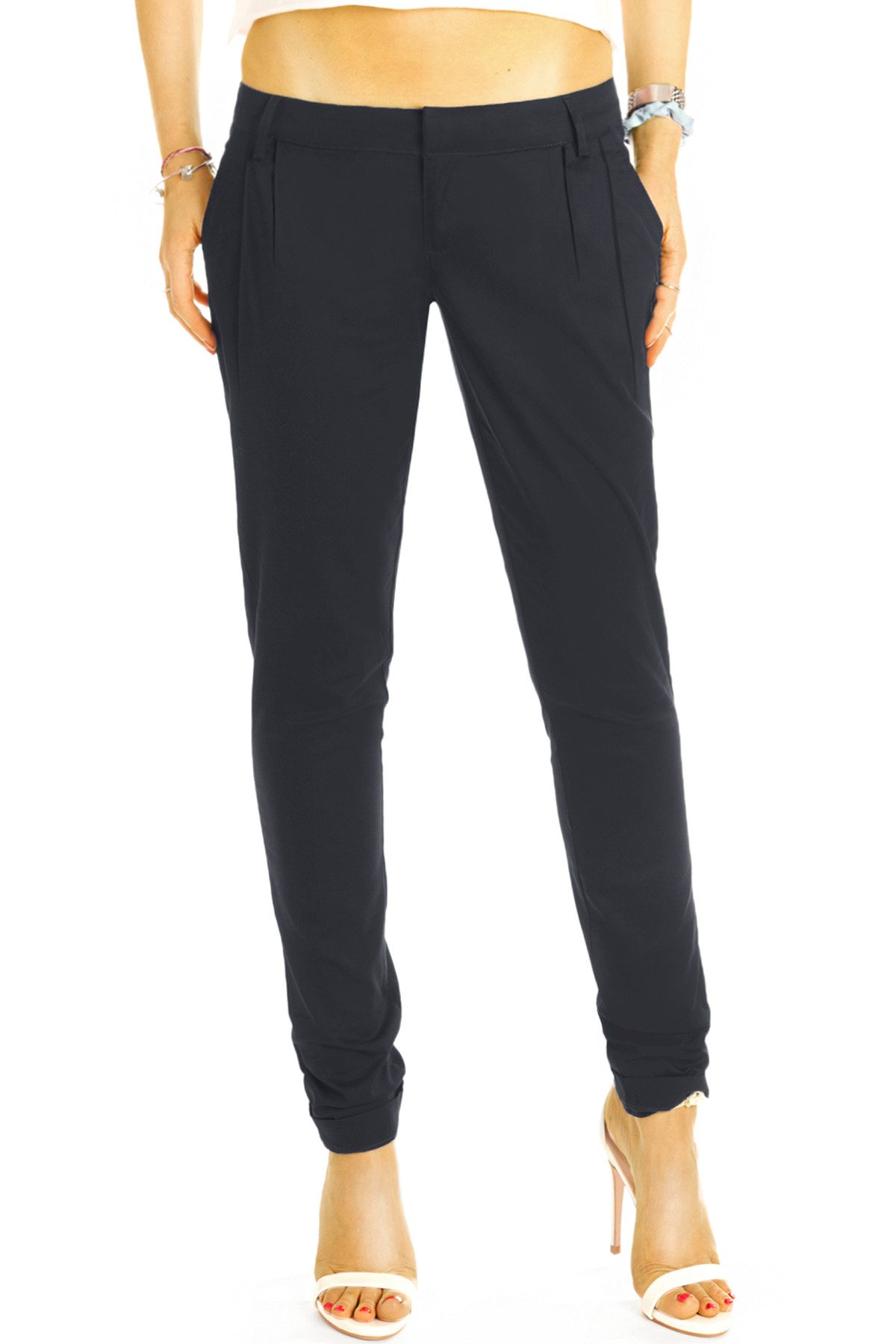 be styled Chinohose Tapered Stoffhose, Chino, Hüfthose mit Stretch - Damen - h20a-A