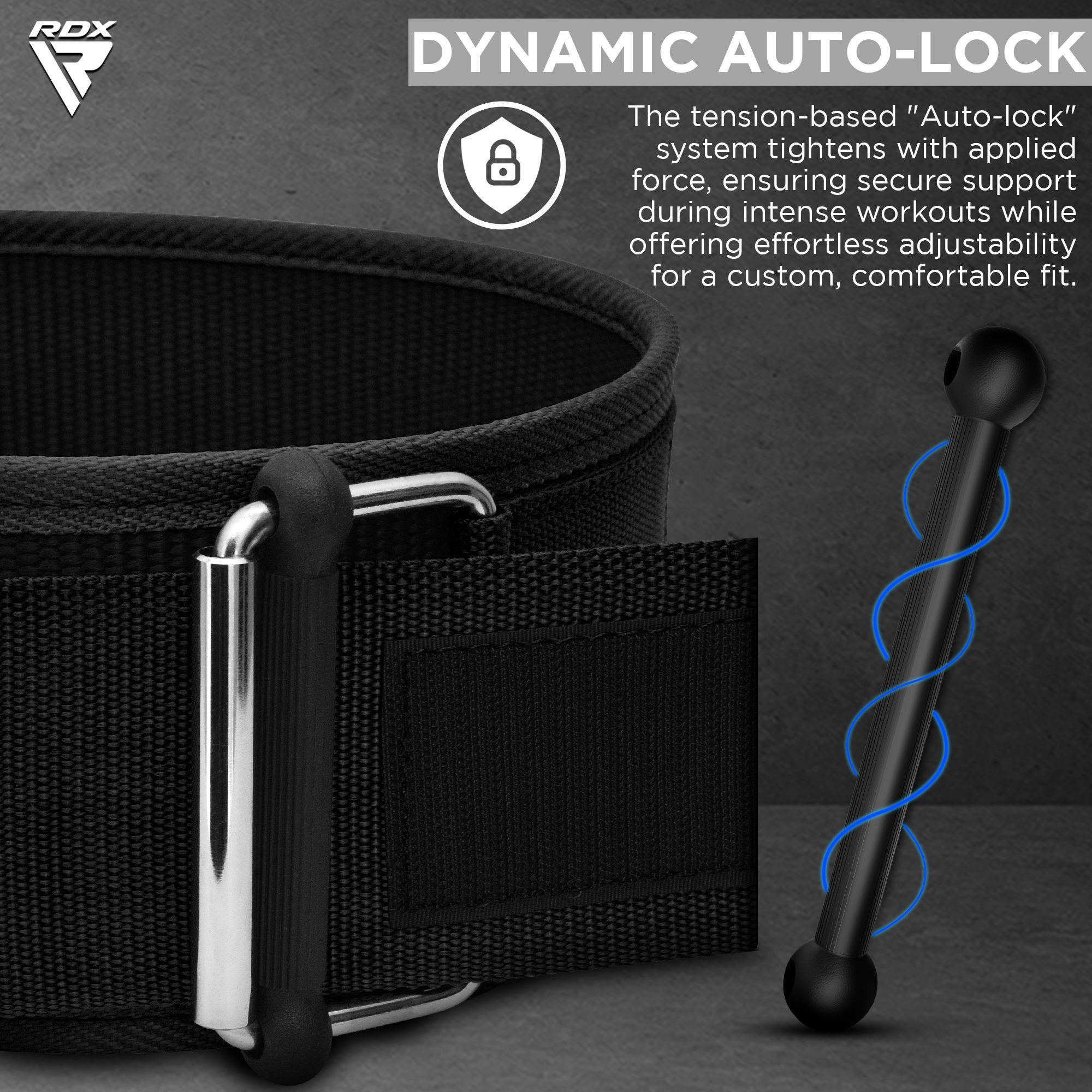 RDX Arbeitsstützgürtel RDX 4 Zoll Gewichthebergürtel, Weightlifting belt Krafttraining