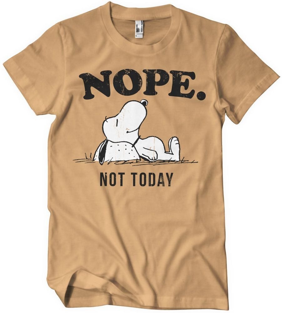 PEANUTS Worldwide LLC T-Shirt Nope Not Today T-Shirt