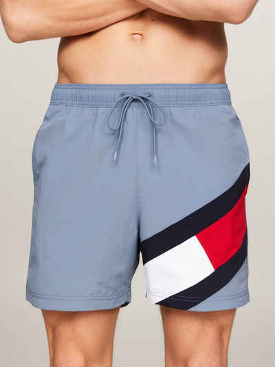 Tommy Hilfiger Swimwear Badeshorts SF MEDIUM DRAWSTRING mit großem Logo