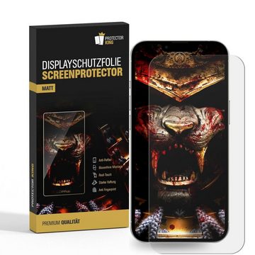 Protectorking Schutzfolie 2x Flexibles Nano-Glas für iPhone 15 Pro Max ANTI-REFLEX Displayschutz, (2-Stück), flexibles Nano Glass, Displayschutzglas, Panzerglas, Schutzglas, Matt