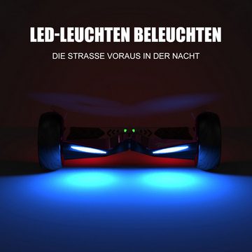 EVERCROSS TECH Balance Scooter Kart 8,5" offroad Hoverboards mit Sitz, EV5+Hoverkart, Geschenk für Kinder, mit APP