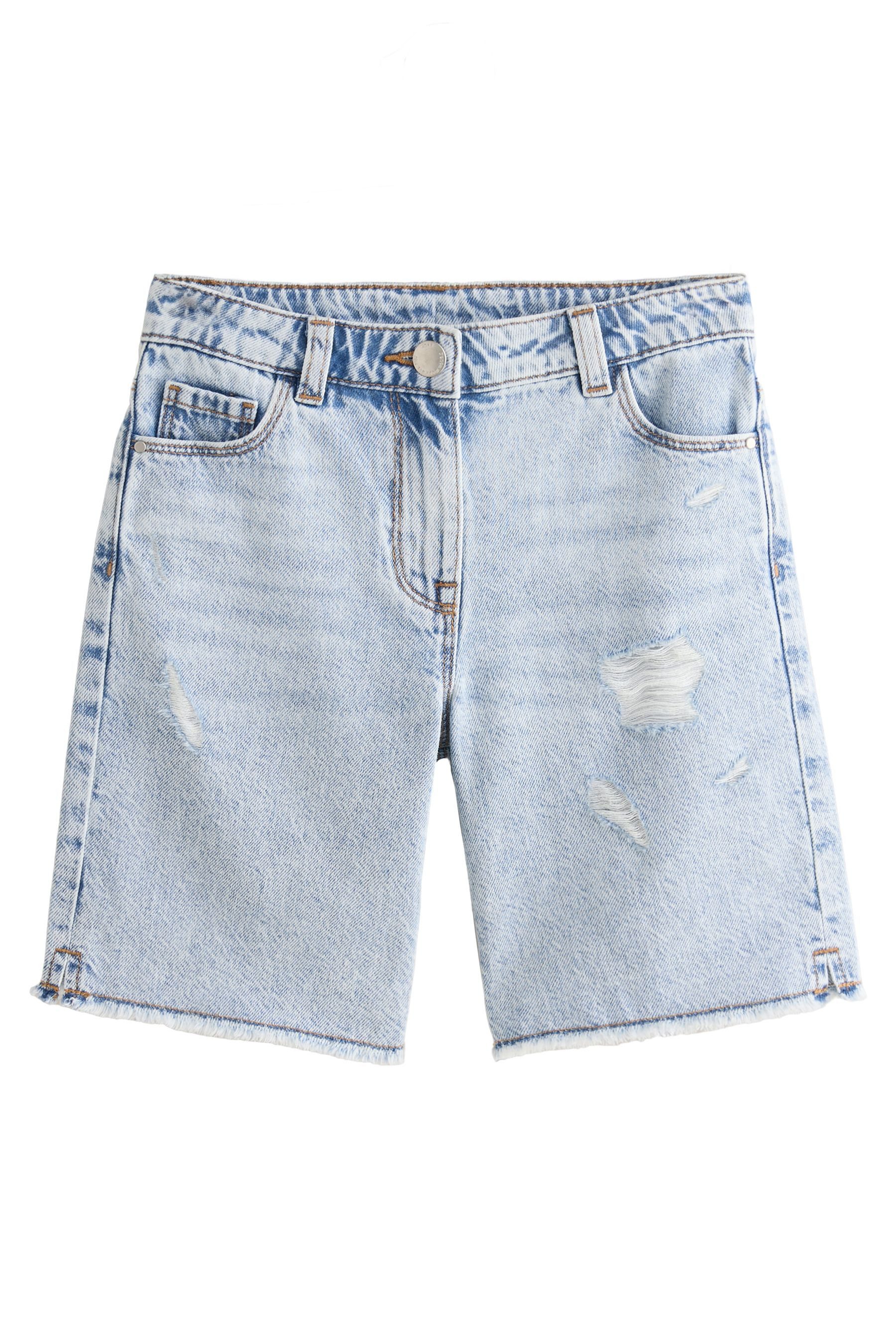 Next Shorts Denim-Shorts in Used-Optik aus günstig online kaufen