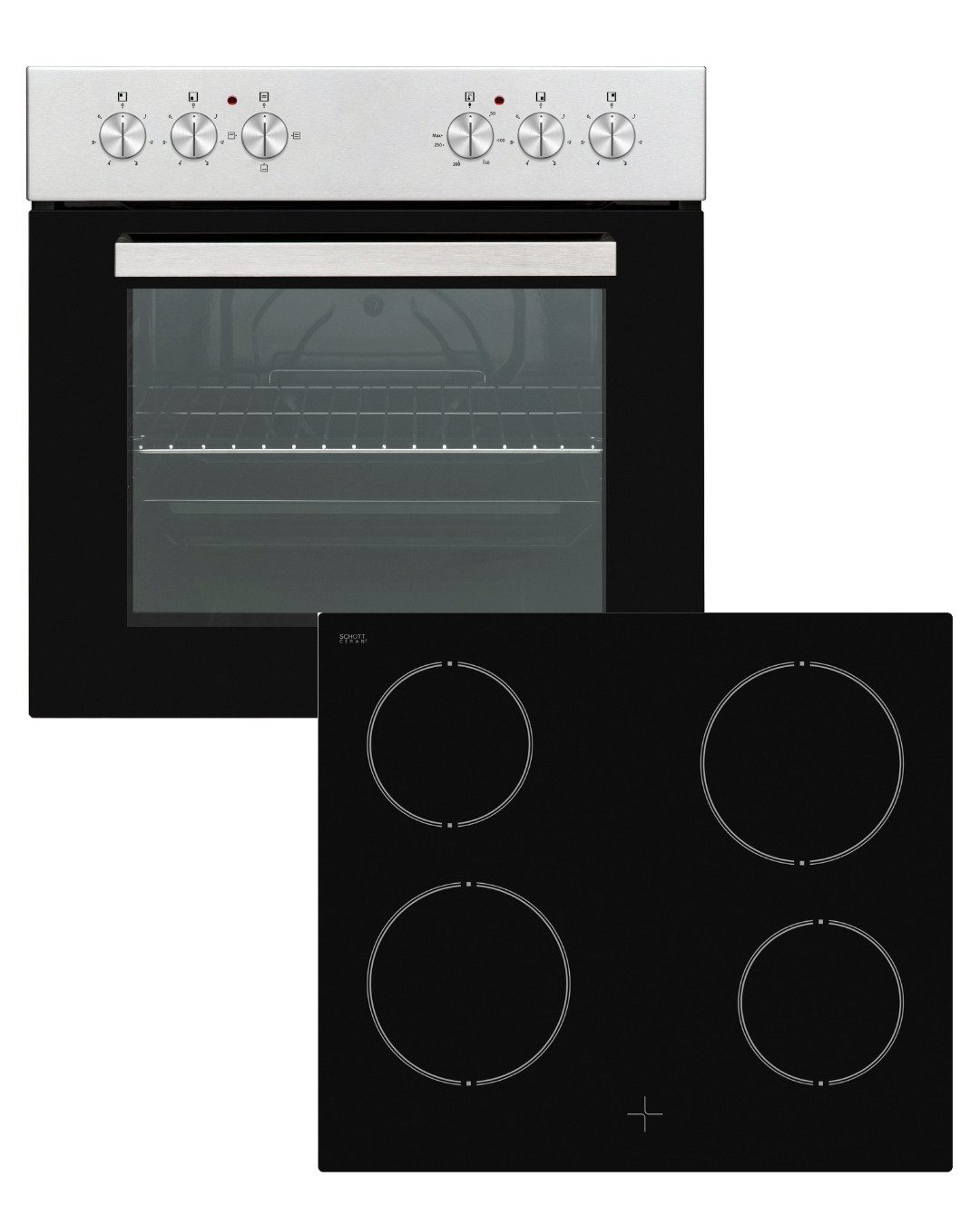 HTech Elektro-Herd-Set WH1100