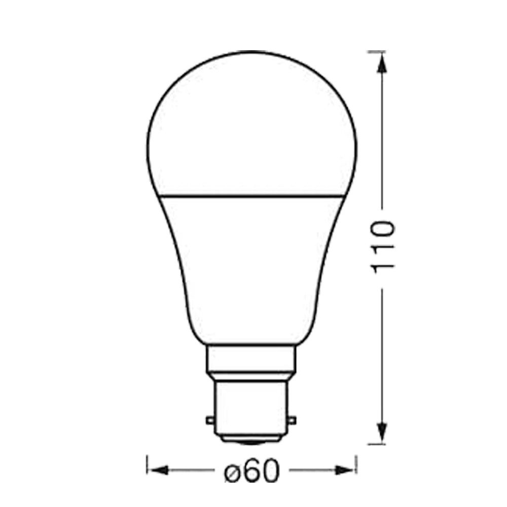 Ledvance LED-Leuchtmittel Smart WiFi B22D Lampe 2700-6500K, Mehrfarbig, RGB günstig online kaufen