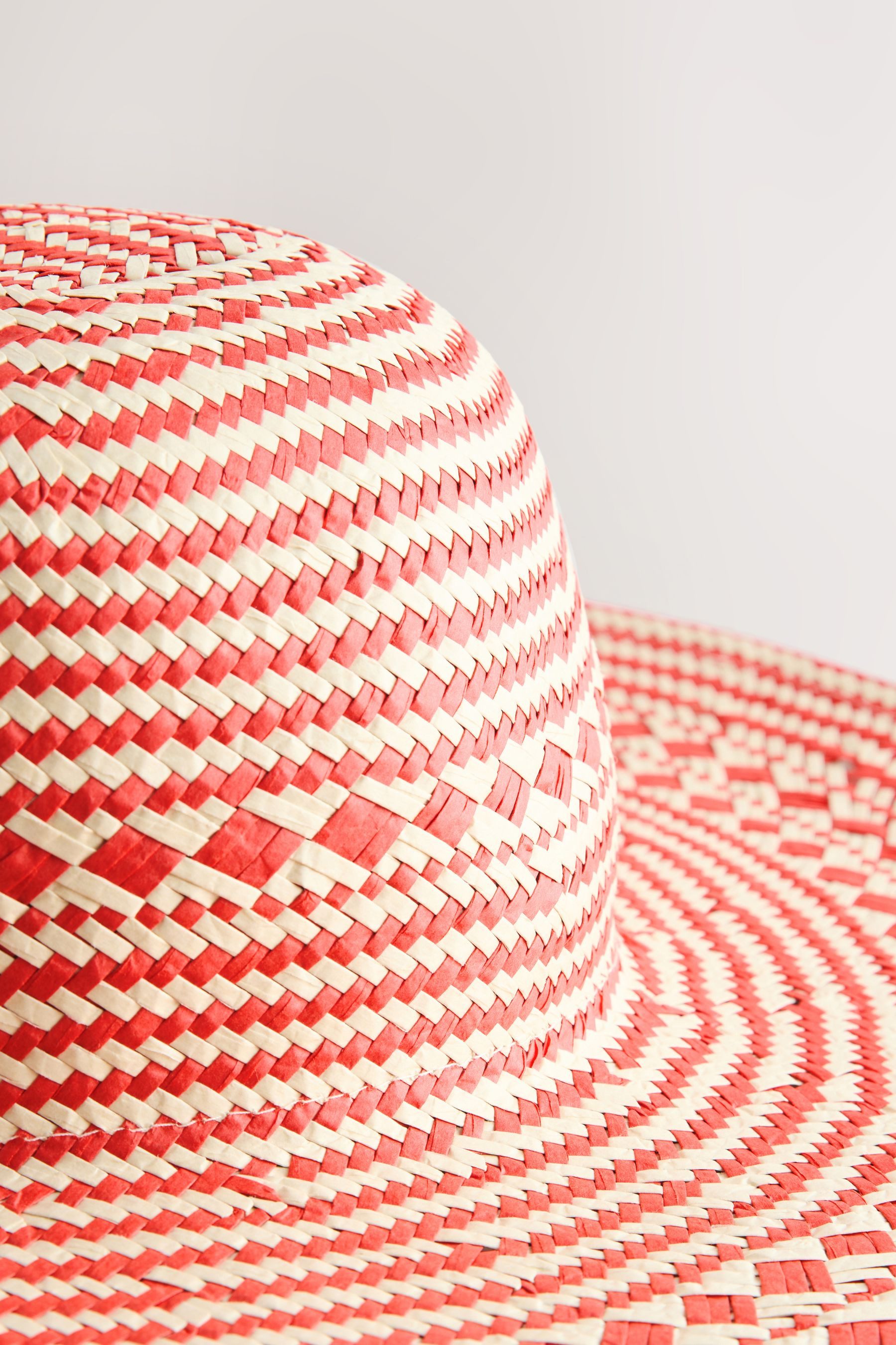Next Strohhut Übergroßer Raffia-Strohhut (1-St)