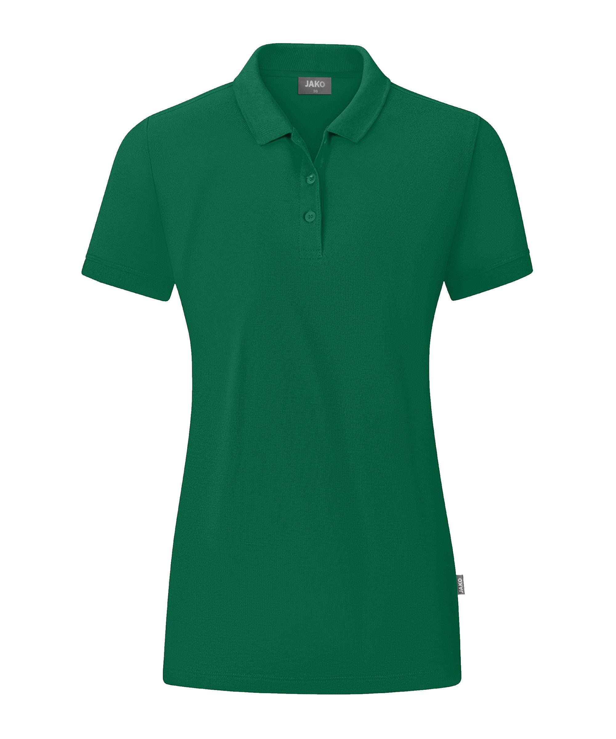 Jako Poloshirt Organic Poloshirt Damen Nachhaltiges Produkt gruengruen