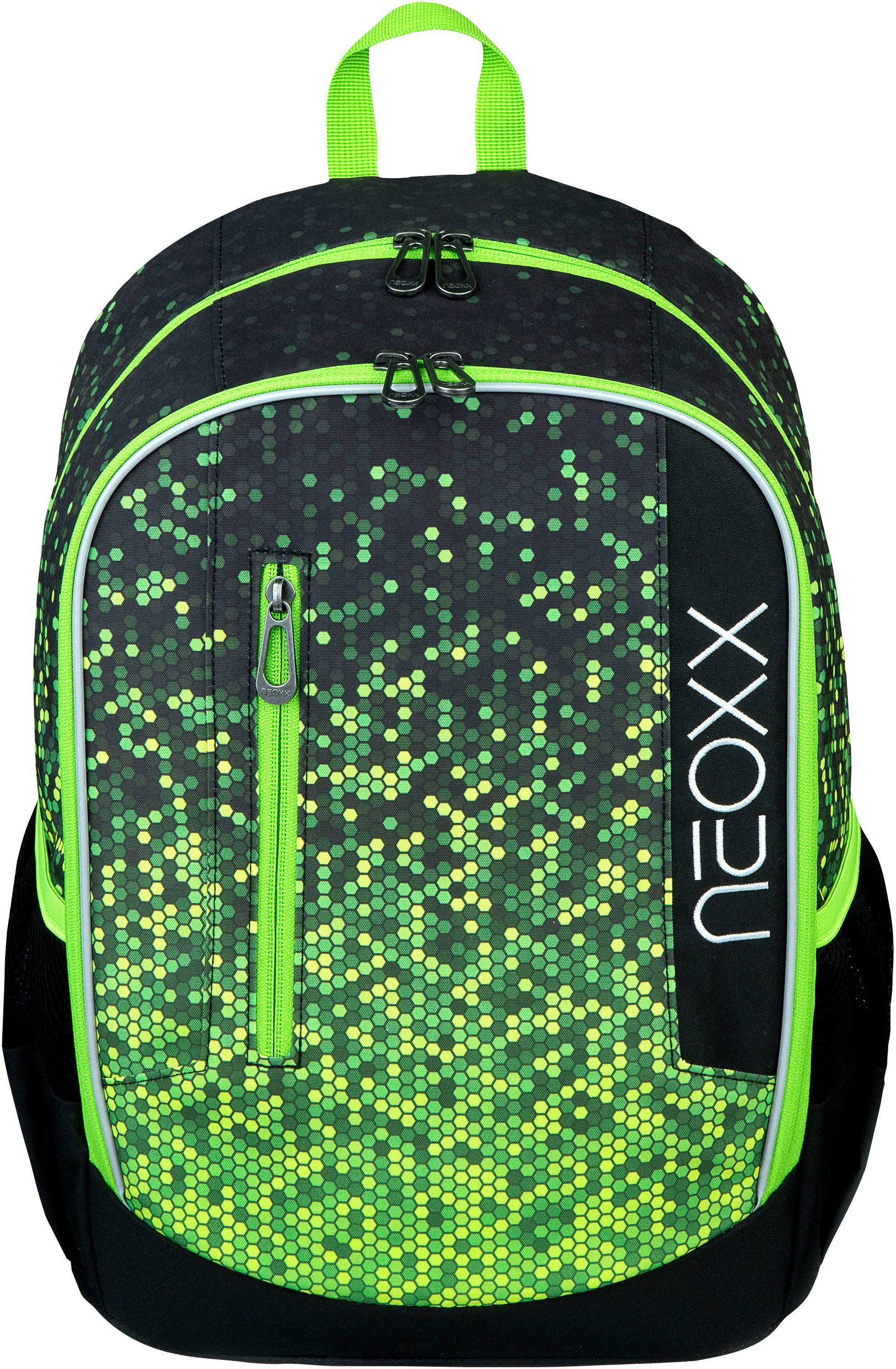 neoxx Schulrucksack Flow, Pixel in my günstig online kaufen
