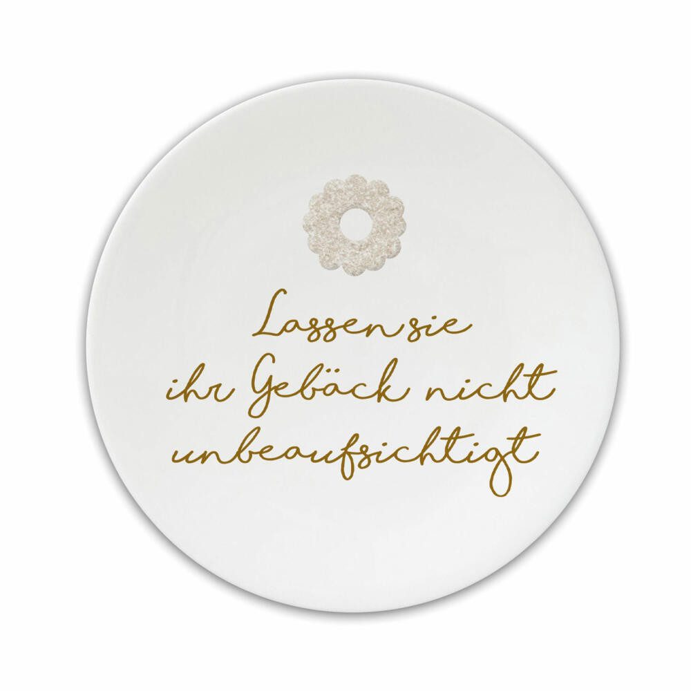PPD Teller Lassen sie ihr Gebäck Plate, Ø 15.5 cm