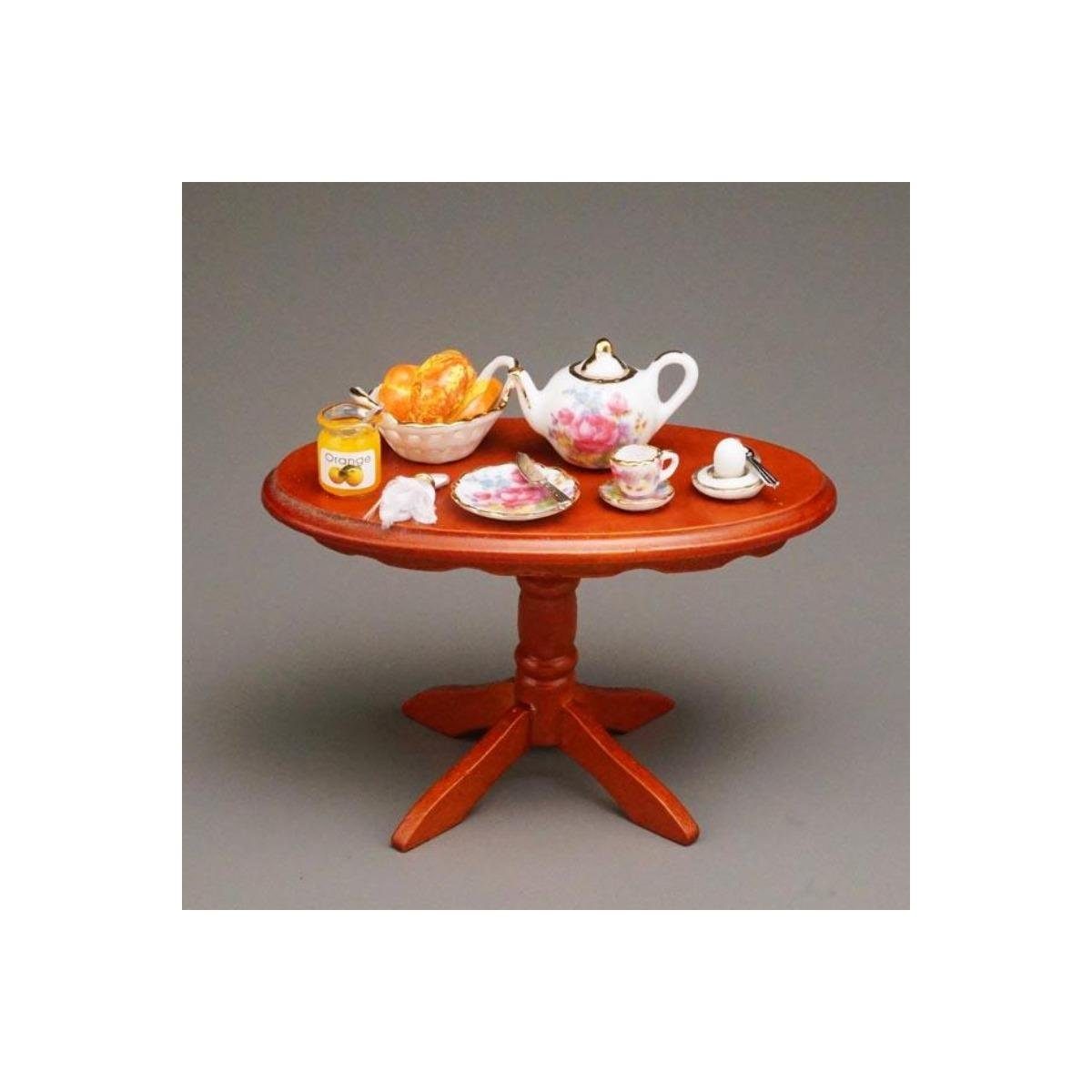 "Frühstück", 001.821/3 Tisch - Porzellan Reutter Miniatur Dekofigur