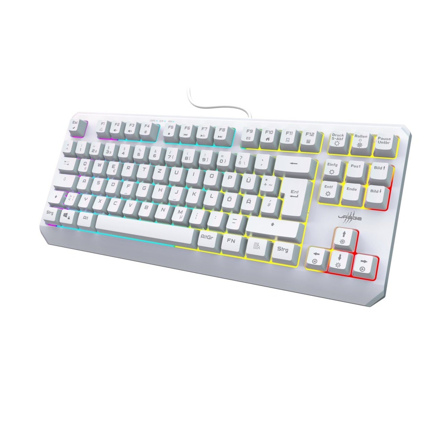 uRage Exodus 220 TKL, Weiß Gaming-Tastatur