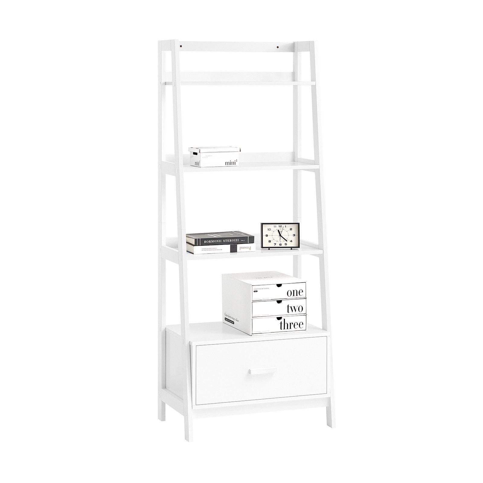 SoBuy Leiterregal FRG116, Bücherregal Standregal Badregal günstig online kaufen