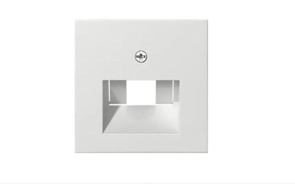 GIRA GIRA 027027 Abdeckung UAE/IAE+Netzwerk System 55 Reinweiß seidenmatt Unterputzschalter