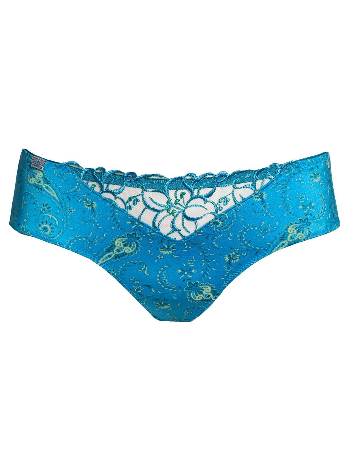 Ulla Dessous Panty Damen Panty Zoe (Stück, 1-St) Zwickel aqua