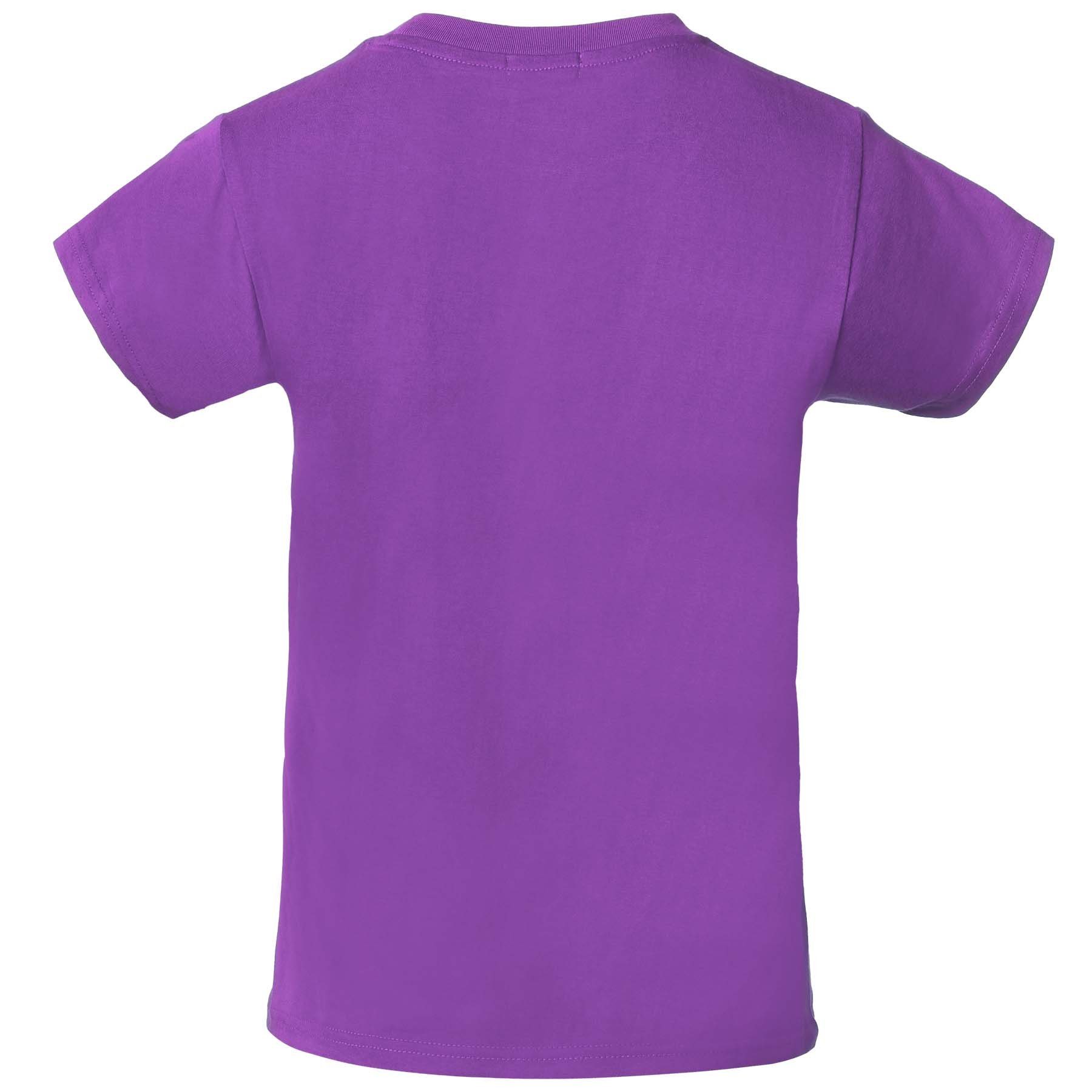 dressforfun T-Shirt Kurzarmtop, Für viele Outfits & Auftritte, Rundhals mit (Freizeitoberteil, Konfektionsgröße M in lila) Einfarbiges T-Shirt für Frauen, Feste – Bild 5 von 5