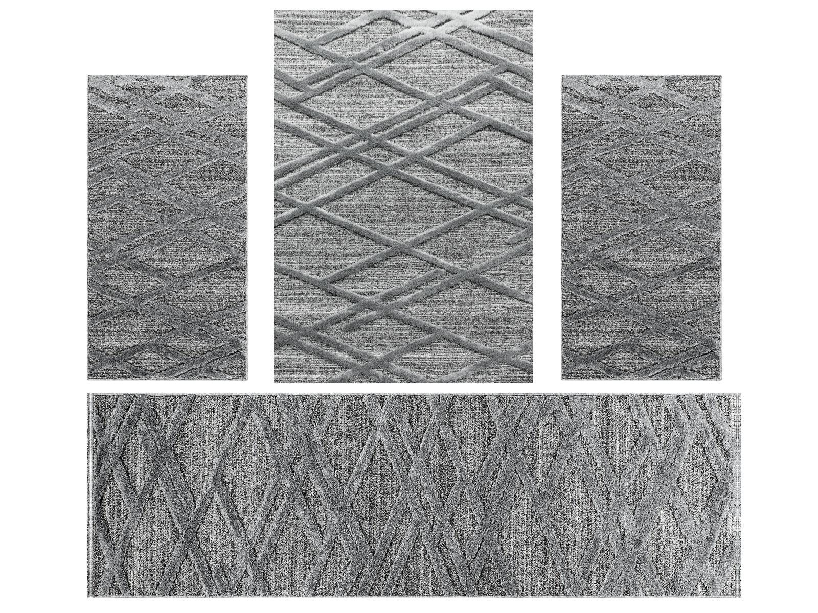 Hochflor-Bettumrandung Boho-Design