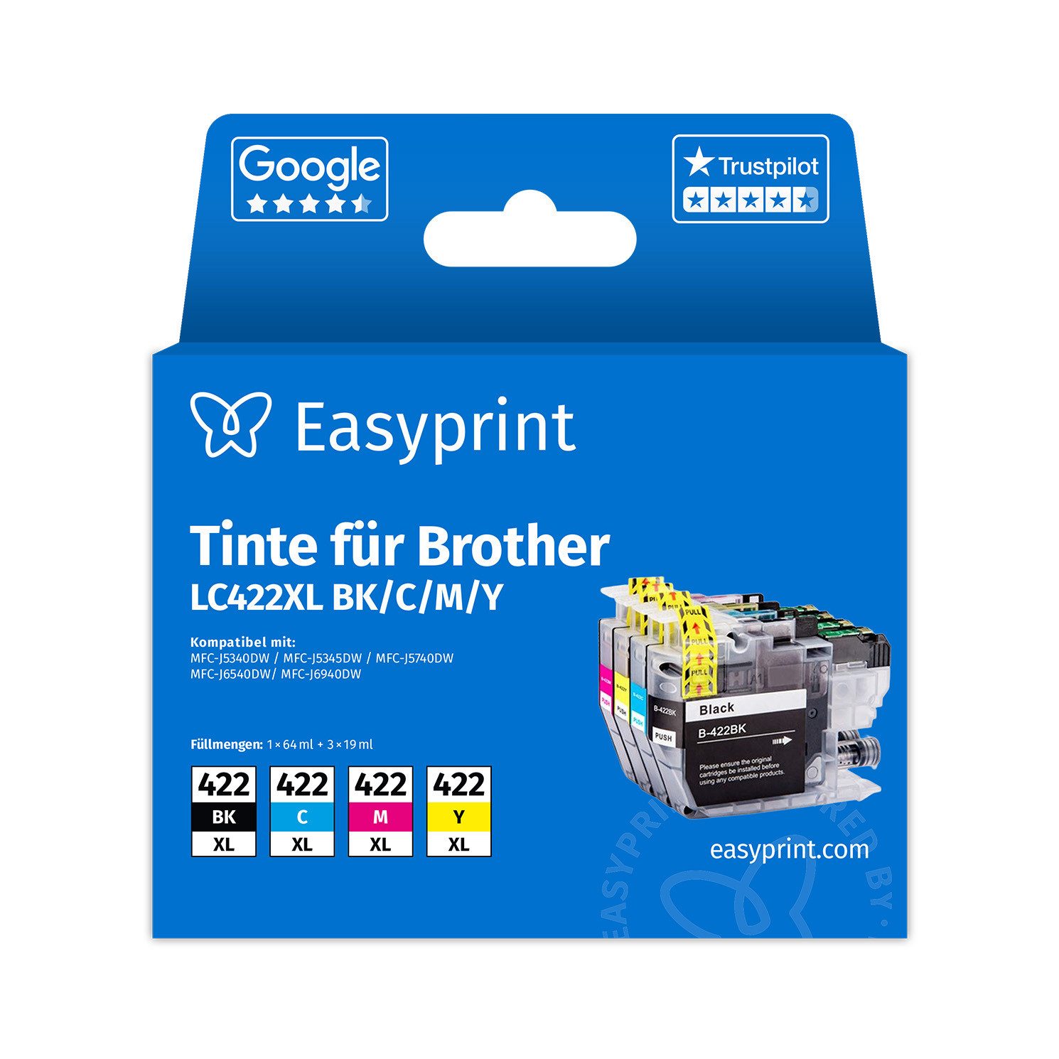 Easyprint Tintenpatrone (6-tlg)