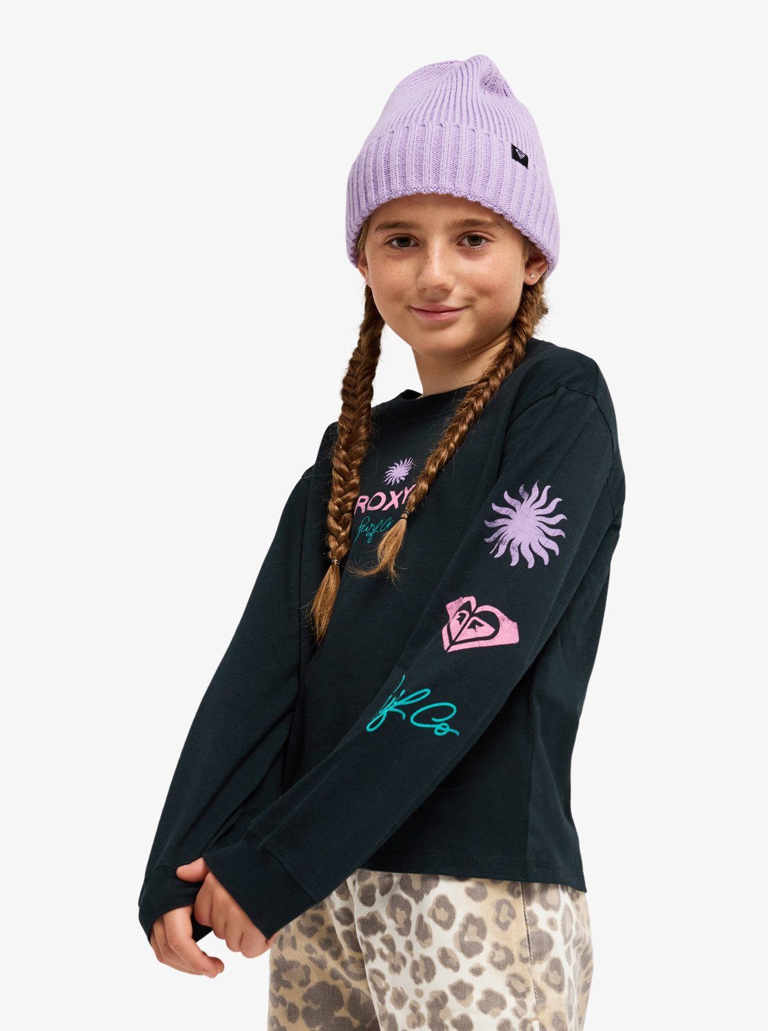 Roxy Sweatshirt ORCHIDREGULAR LS aus Baumwolle, in den Größen 10, 12, 14 und 16