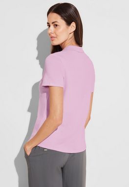 STREET ONE Poloshirt aus Baumwolle mit Stretchante