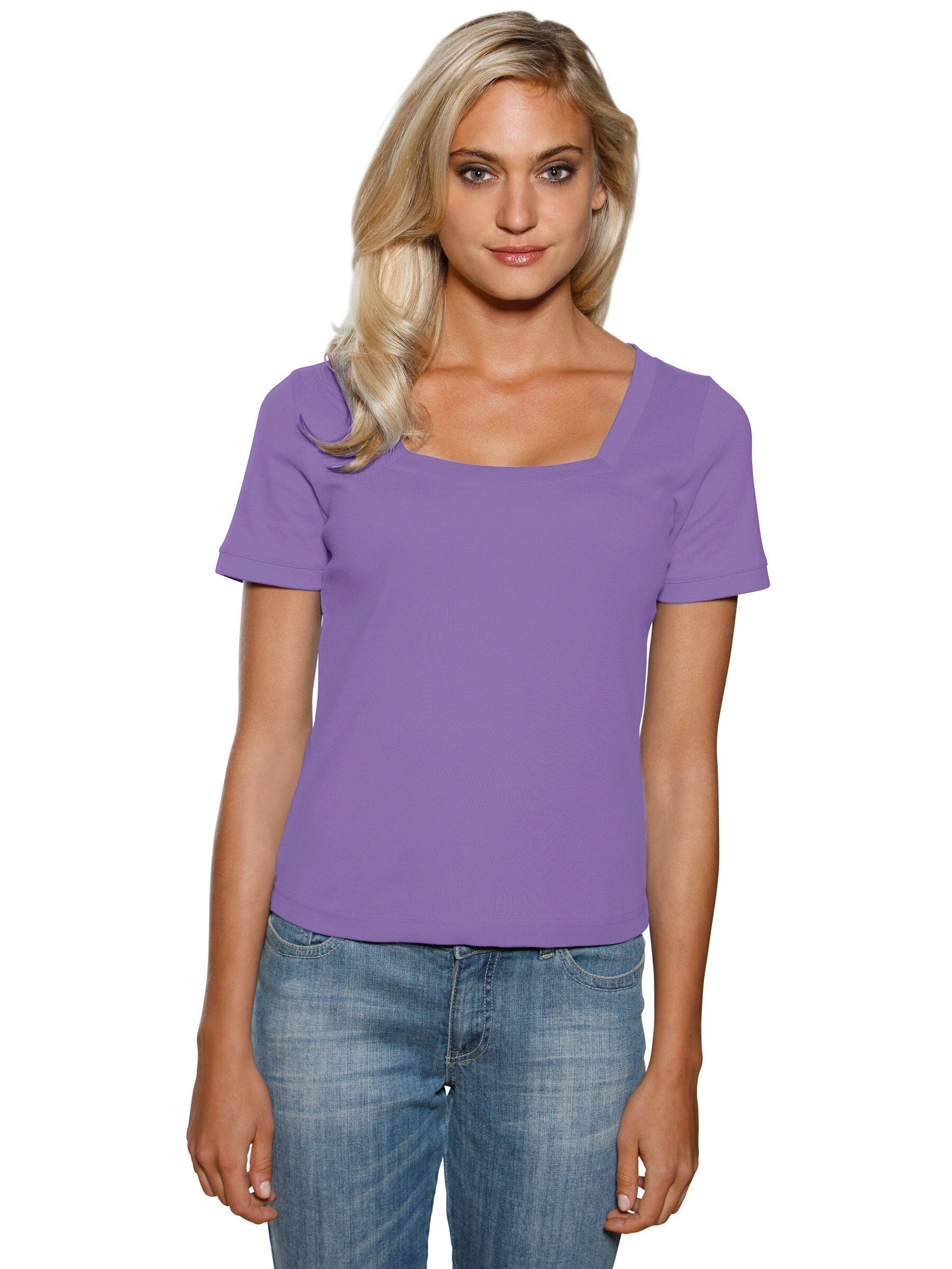 T-Shirt lila heine