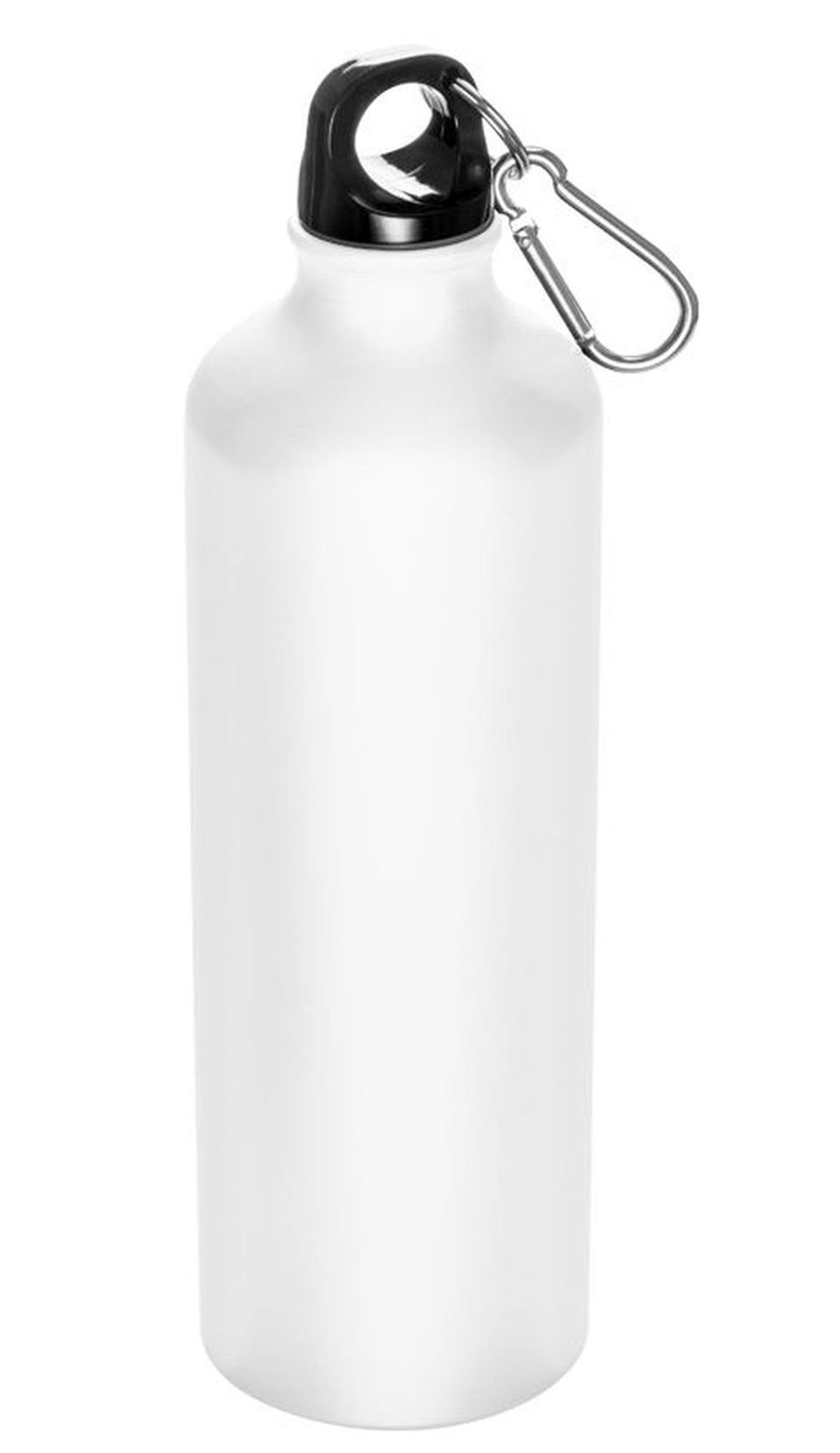 Metall mit Trinkflasche Weiß 800ml Sportflasche Trinkflasche Feelino Wasserflasche
