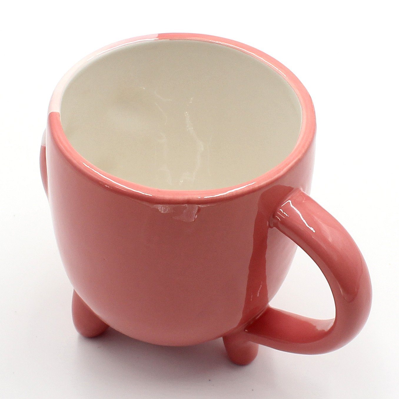 Kaffeetasse Motiv versch. Ausführungen, Tasse Porzellan Kopf Kaffeebecher Dekohelden24 auf rosa
