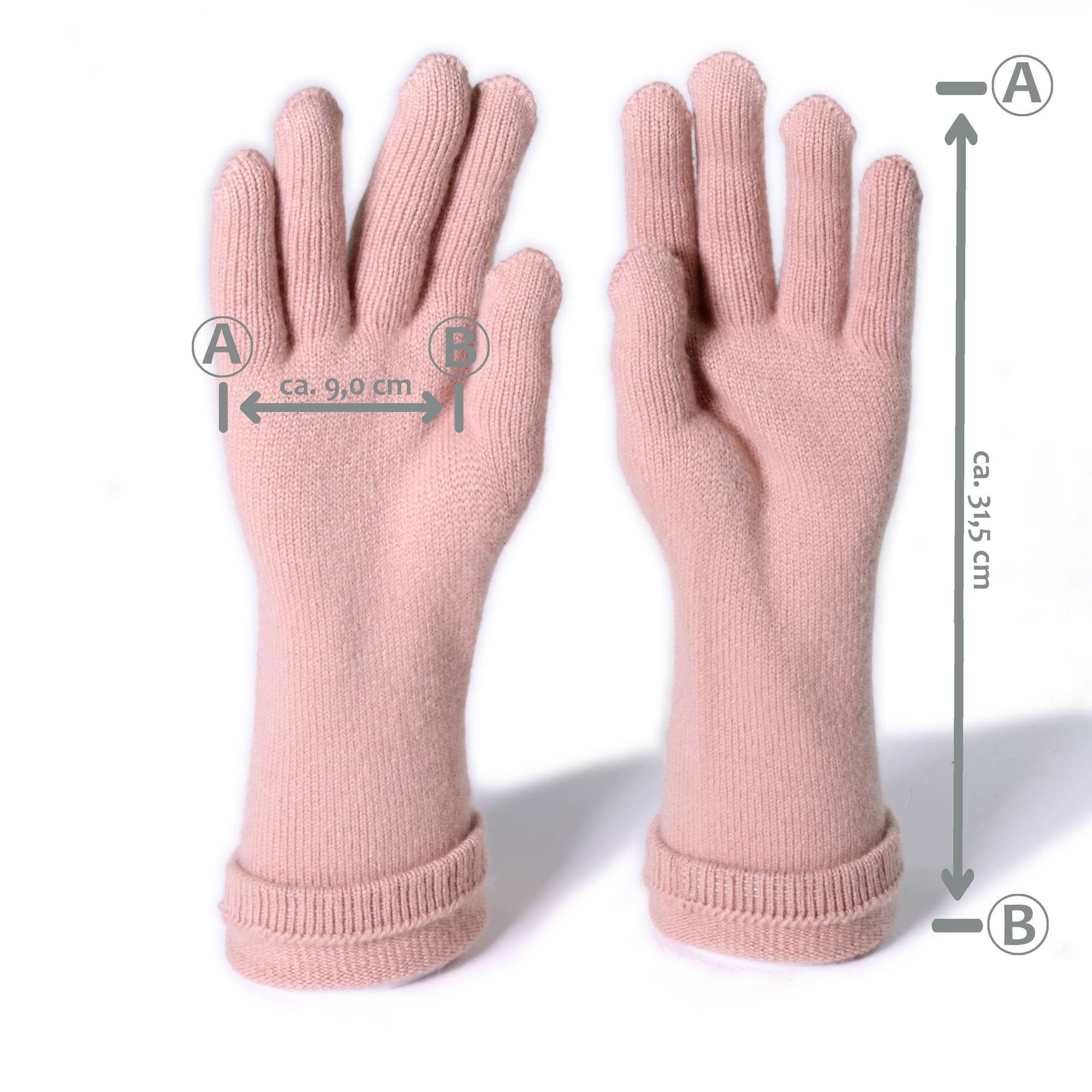 Tumelo DamenCamel Kaschmir 100% Strickhandschuhe Handschuhe