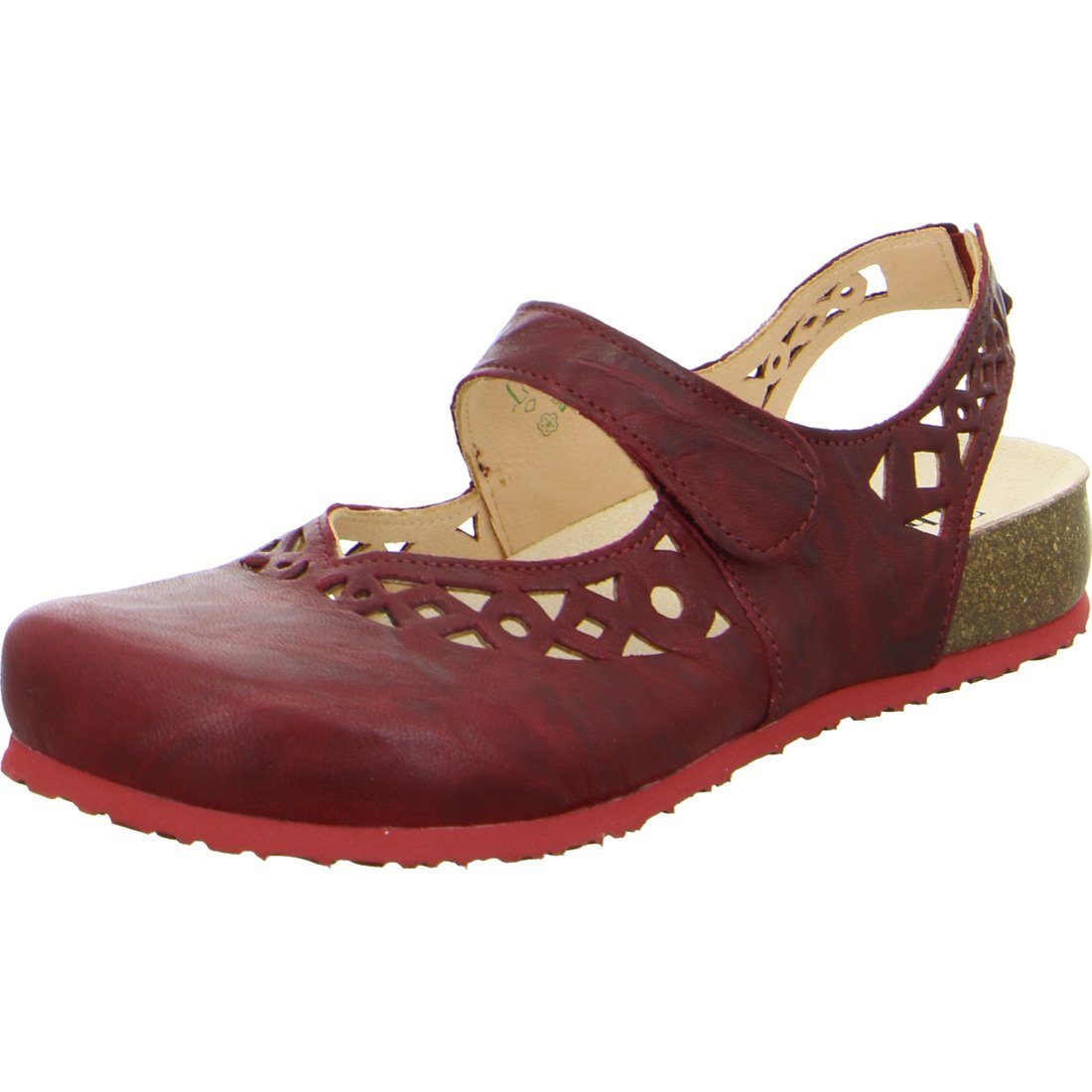 Damen Leder Think! Sandalette Schuhe, 048591 Think! - Julia rosa Sandalette