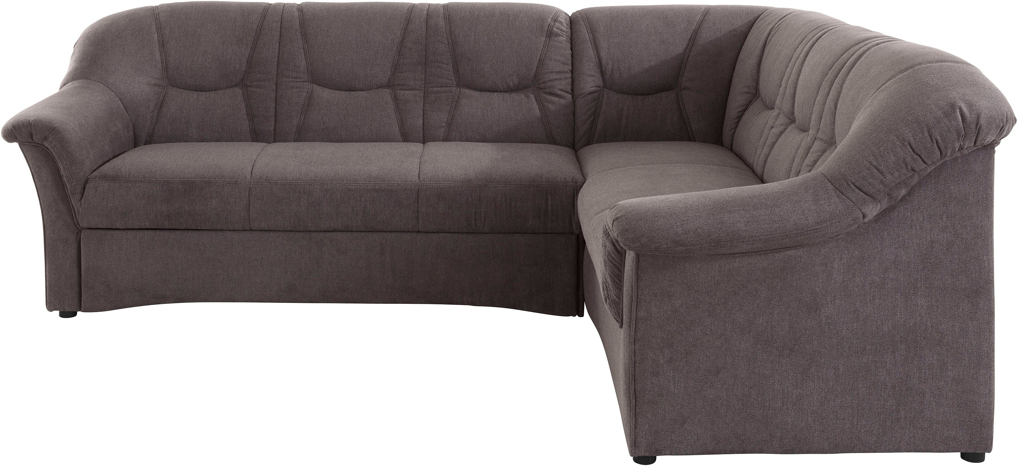 DOMO collection Ecksofa "Sarafina zeitlos und komfortabel, optional mit Fed günstig online kaufen