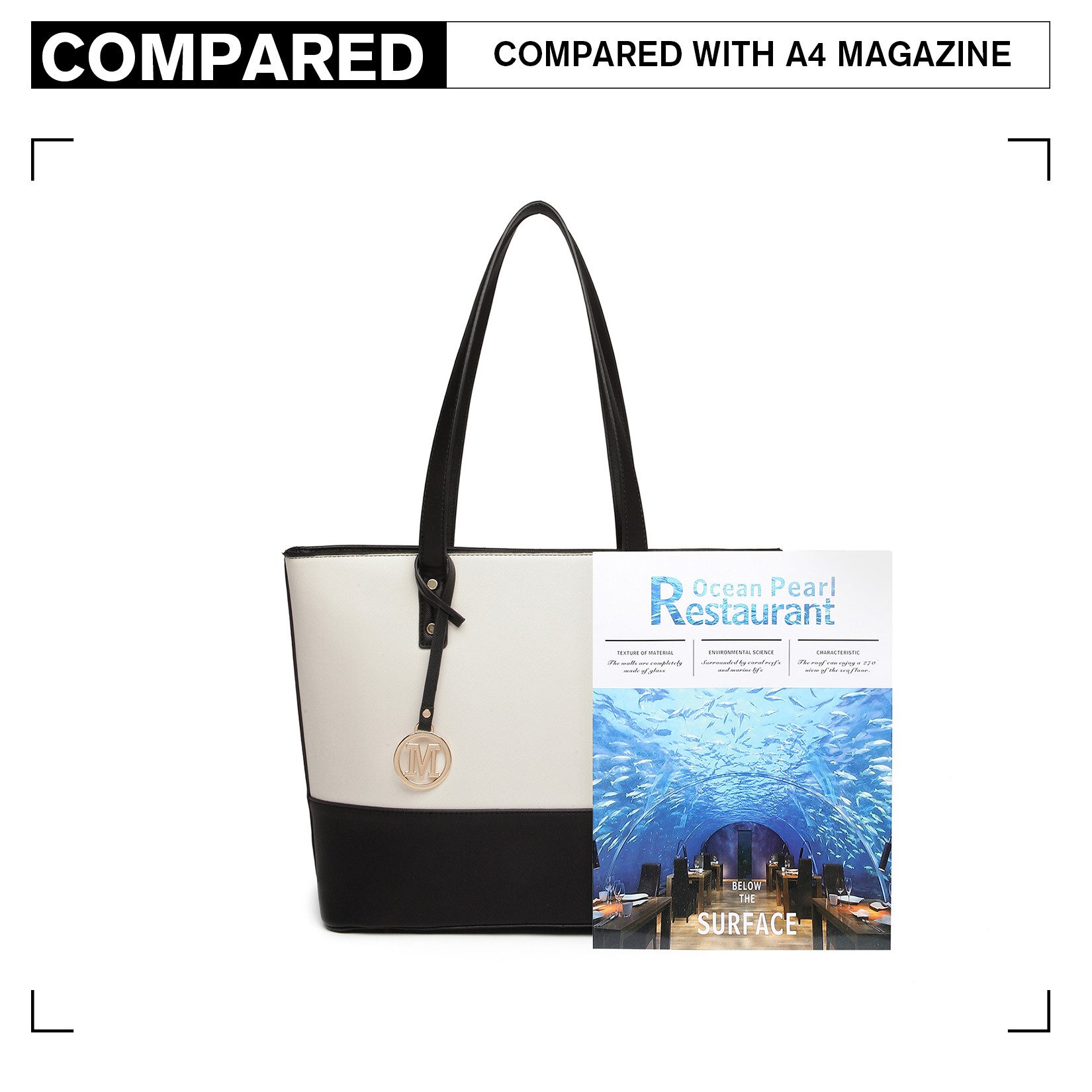 Miss Lulu Handtasche Damen 3-in-1 Handtaschen-Set