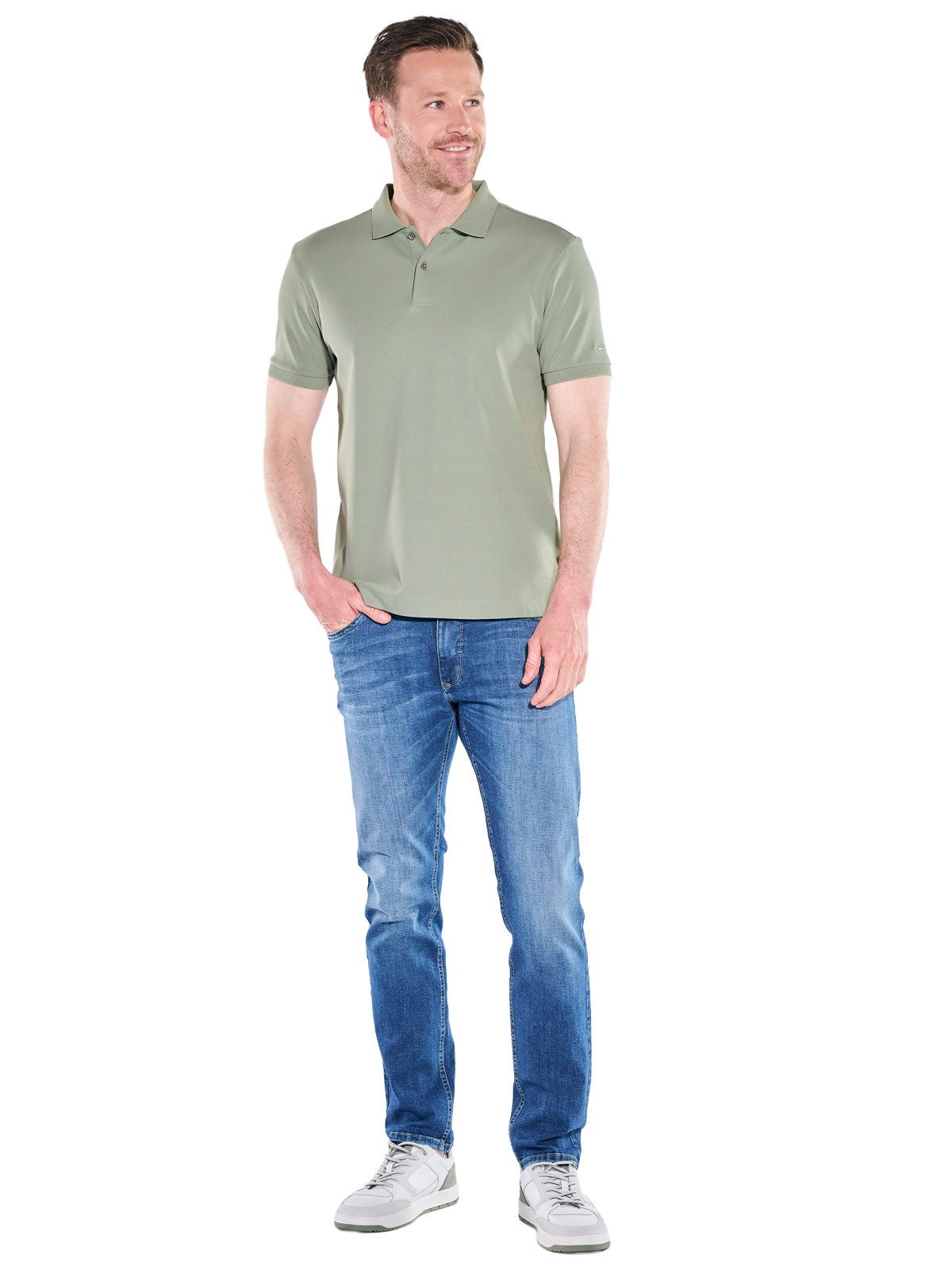 Engbers Poloshirt Herren Poloshirt "My Favorite" organic, Dunkelgrau