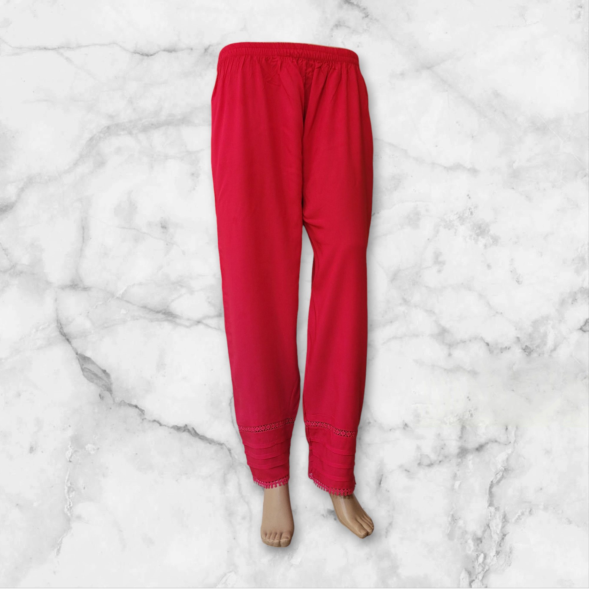 PfauGermany Pyjamahose Hot Pink Lace
