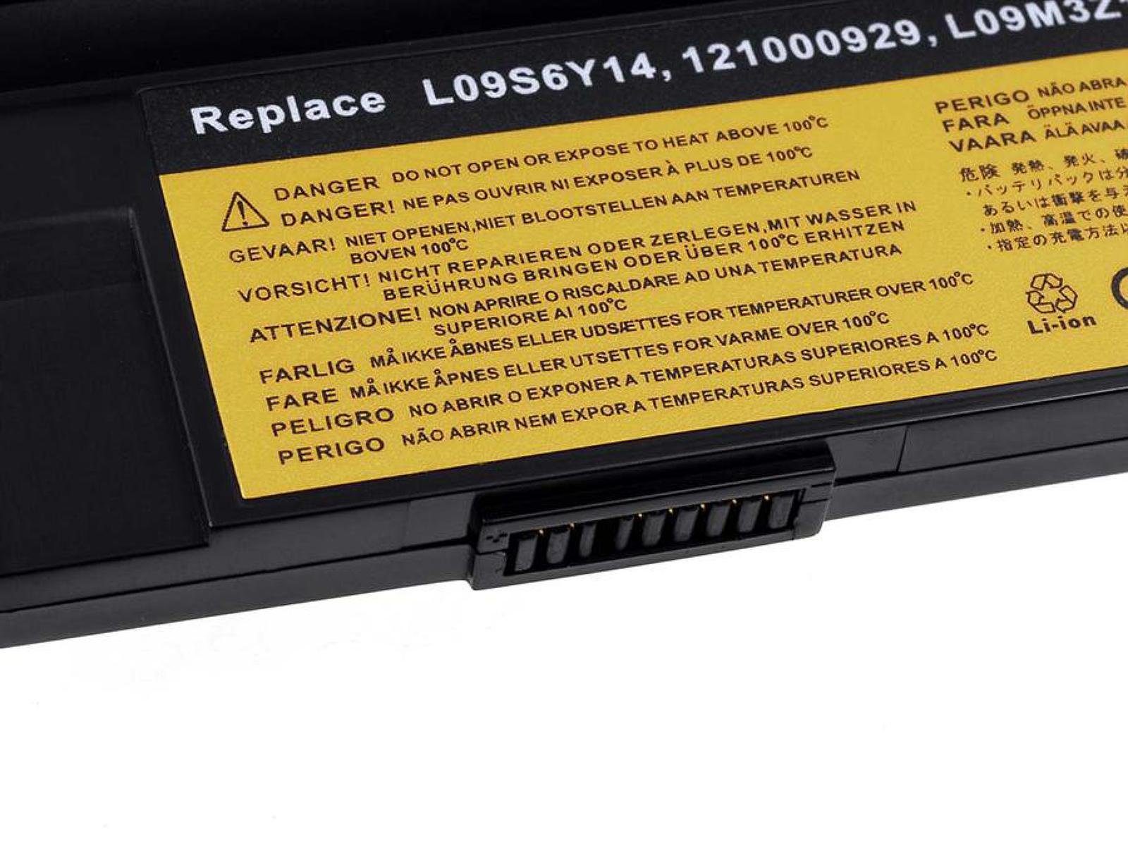 Powery Akku für Lenovo L09S6Y14 Laptop-Akku V) Typ 4400 mAh (10.8