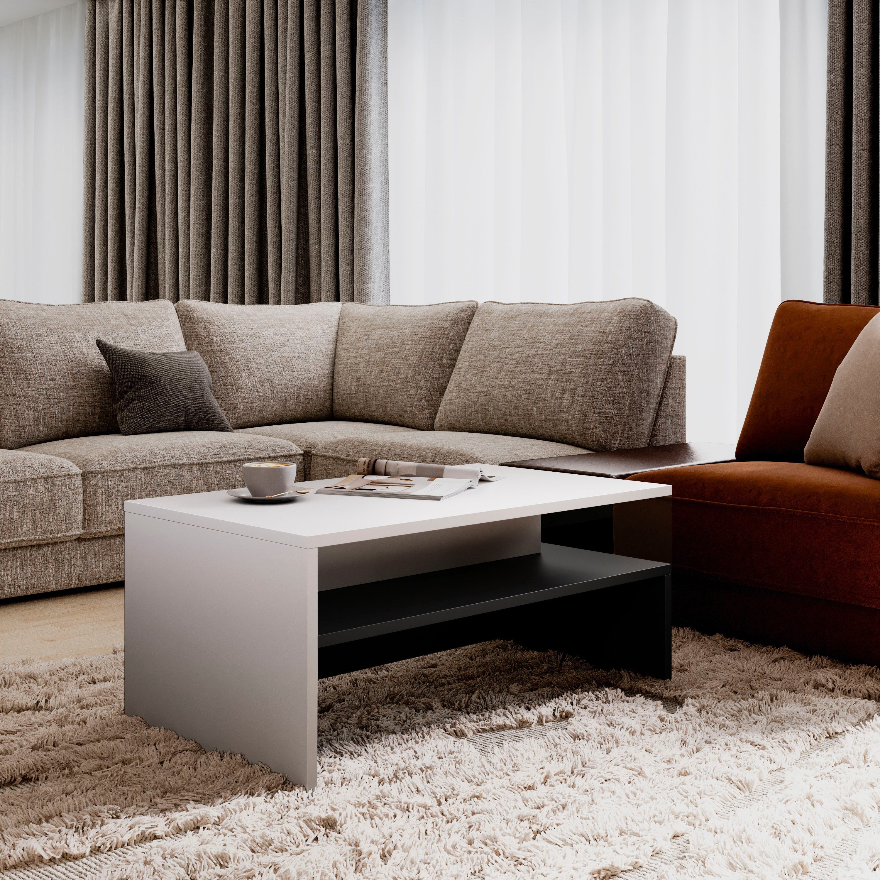 OTTO home Couchtisch Baros, 100 x 60 cm