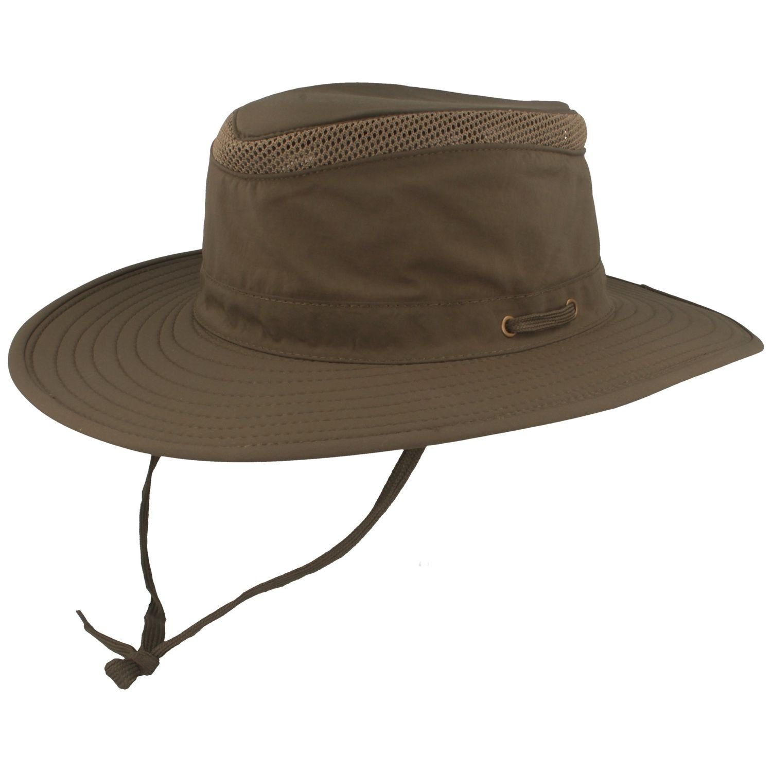 Breiter Fischerhut Explorer mit Kinnband und UV-Schutz 30+ günstig online kaufen