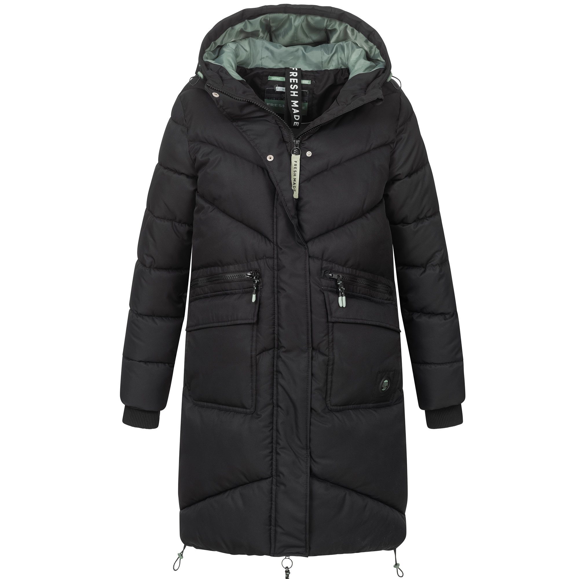 SUBLEVEL Steppjacke Damen Mantel mit Kapuze günstig online kaufen