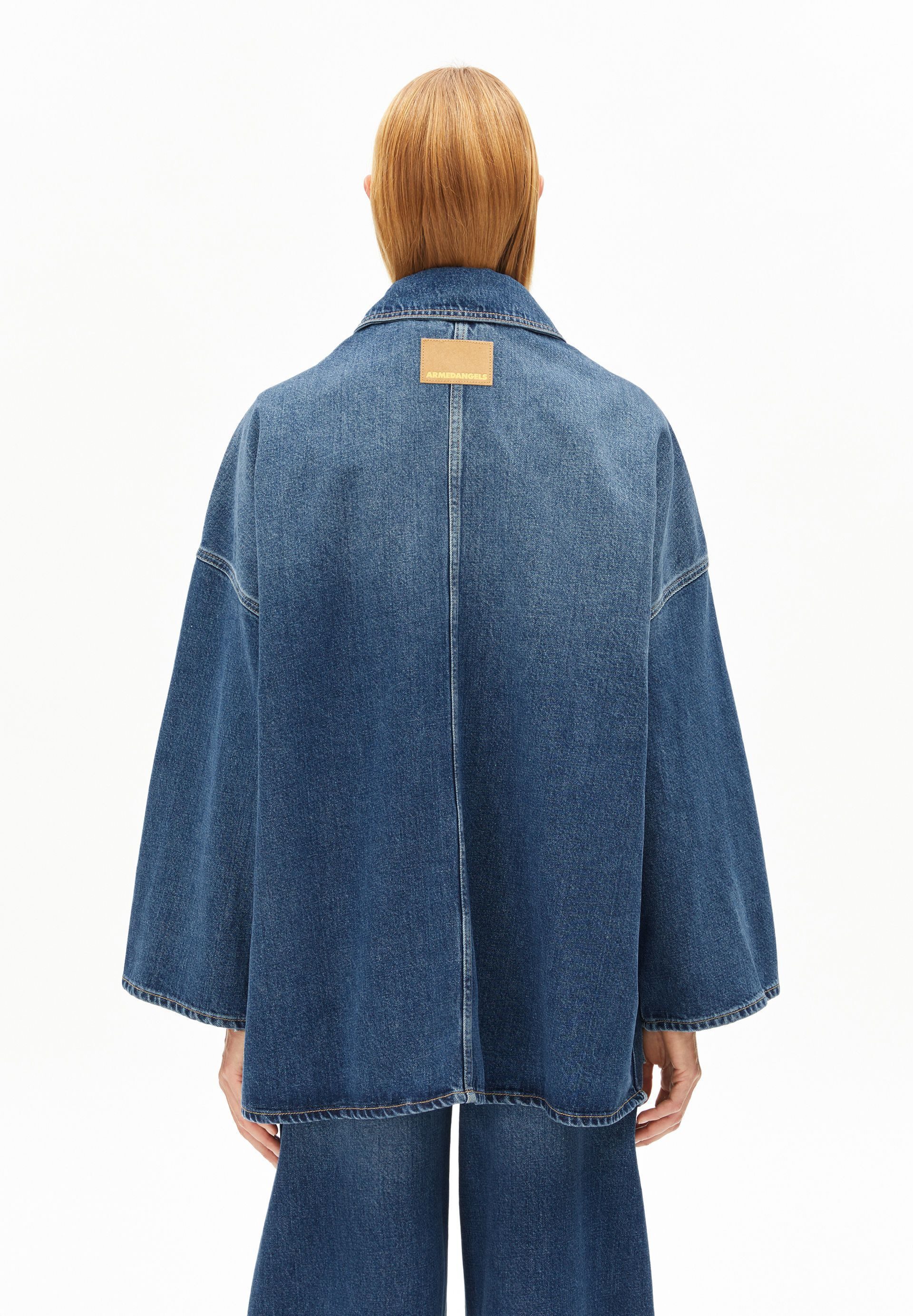 Armedangels Jeansjacke DRAAPY DENIM Jeansjacke aus TENCEL™ Lyocell Mix Oversized Fit