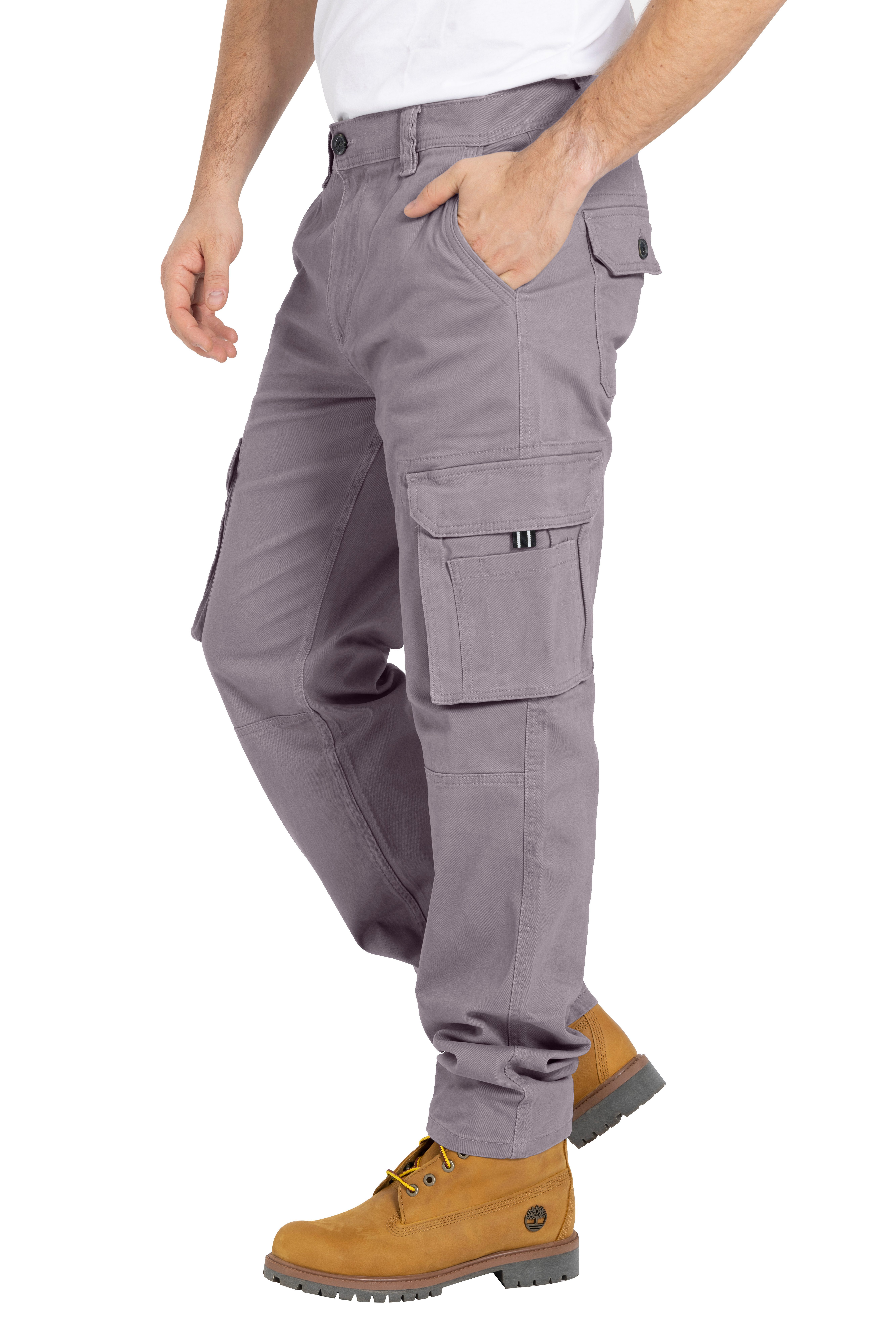 BlauerHafen Cargohose Herren Cargo Hose Arbeitshose Schwerlast Tactical mit 12 Taschen Chino