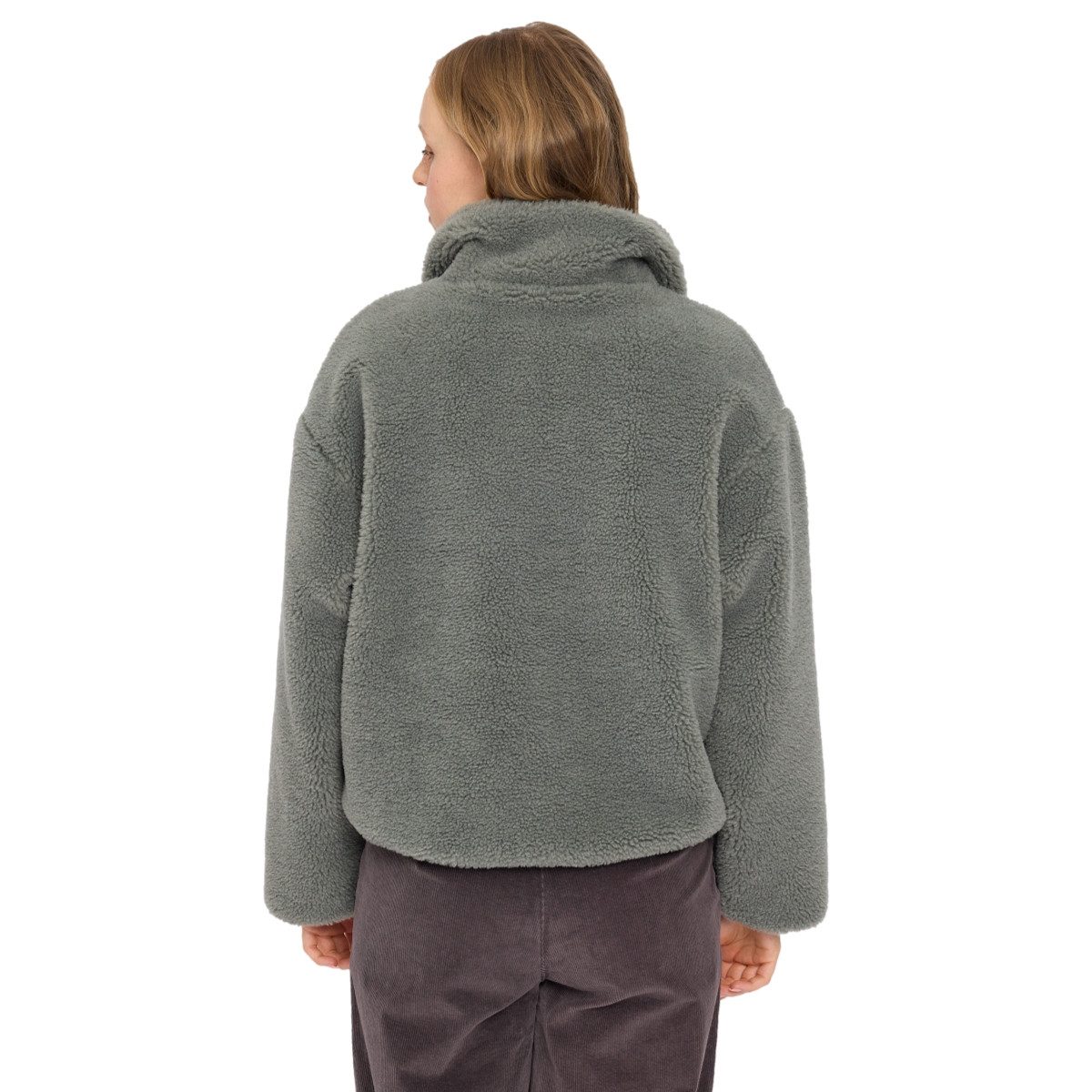 MAZINE Winterjacke Mazine Faux-Fur Button Jacket - Kunstfelljacke