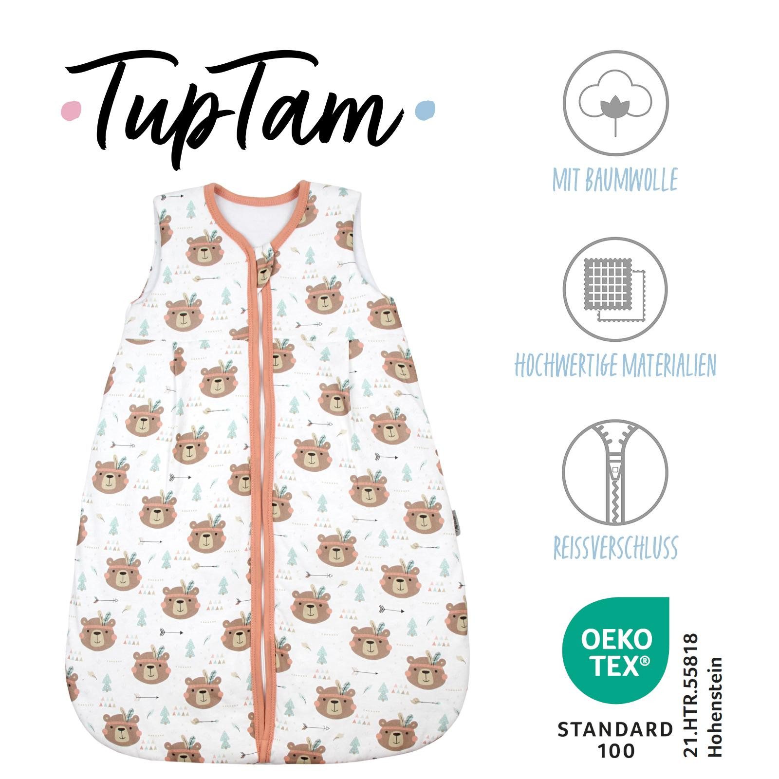 TupTam Babyschlafsack 2.5 TOG Ganzjahresschlafsack wattiert Unisex günstig online kaufen